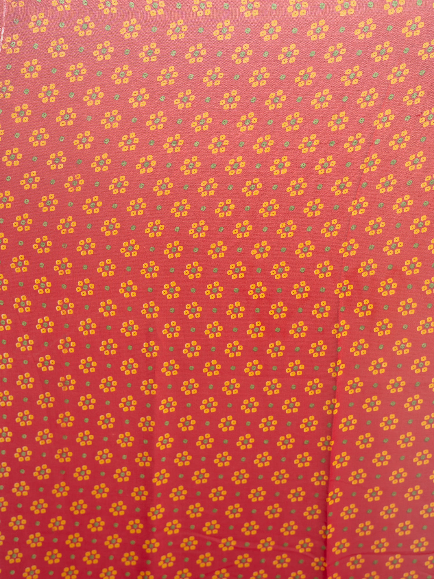 Floral Powder Crepe Saree