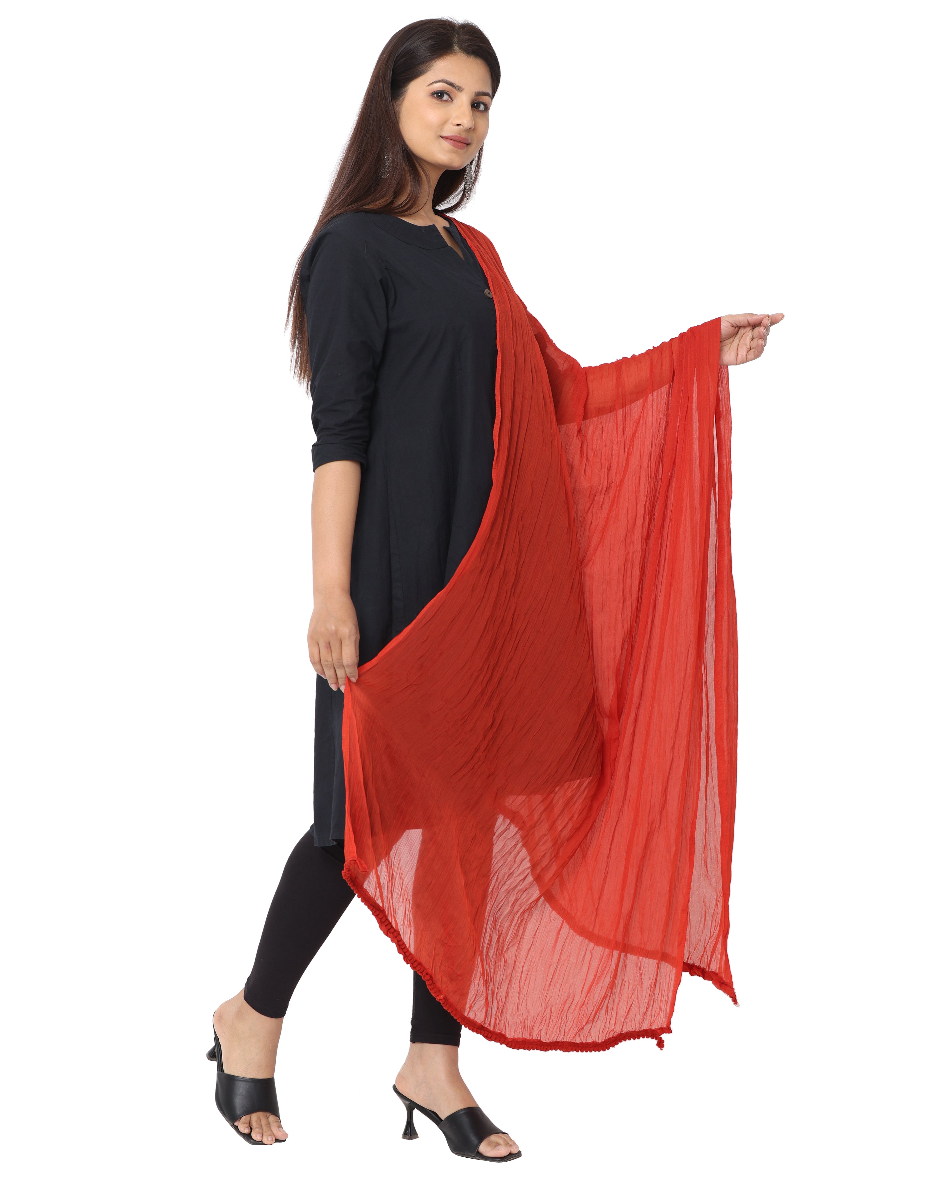 Chiffon Solid Dupatta