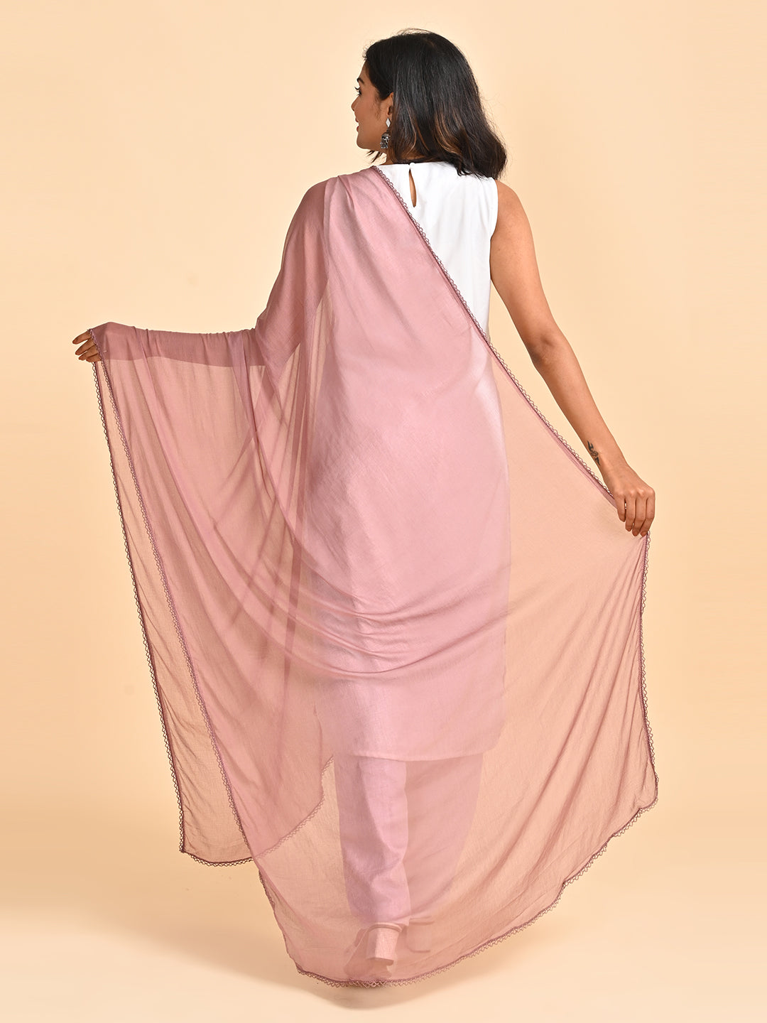 Solid Chiffon Dupatta