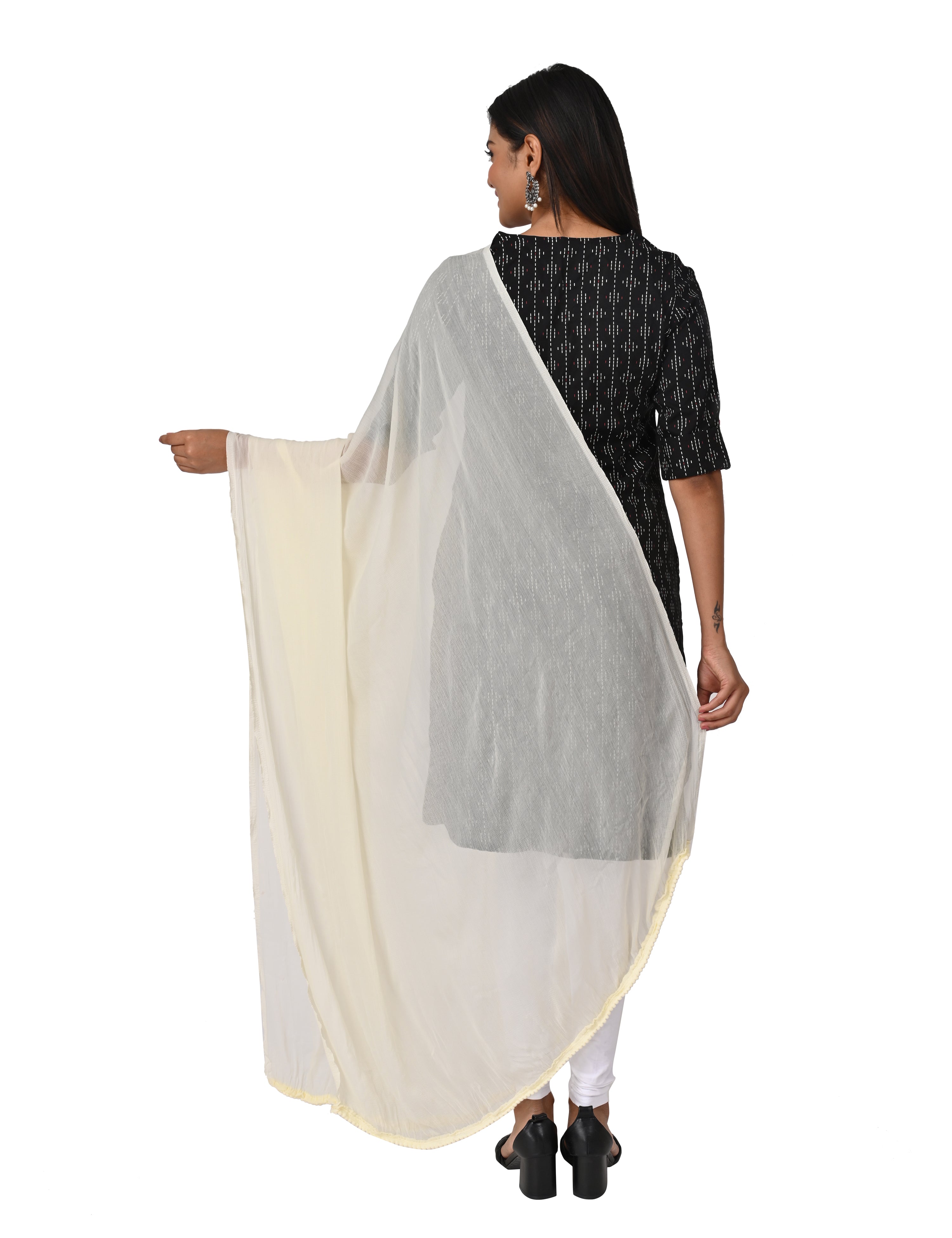 Solid Chiffon Dupatta