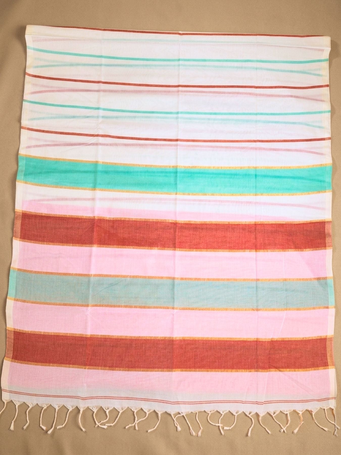Striped Negamam Cotton Saree