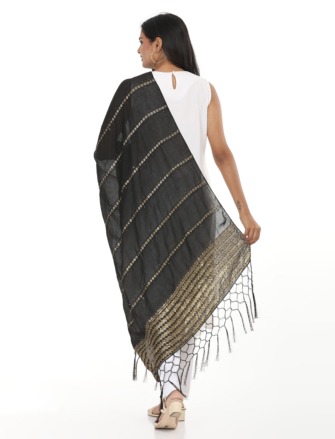 Festive Stripe Dupatta