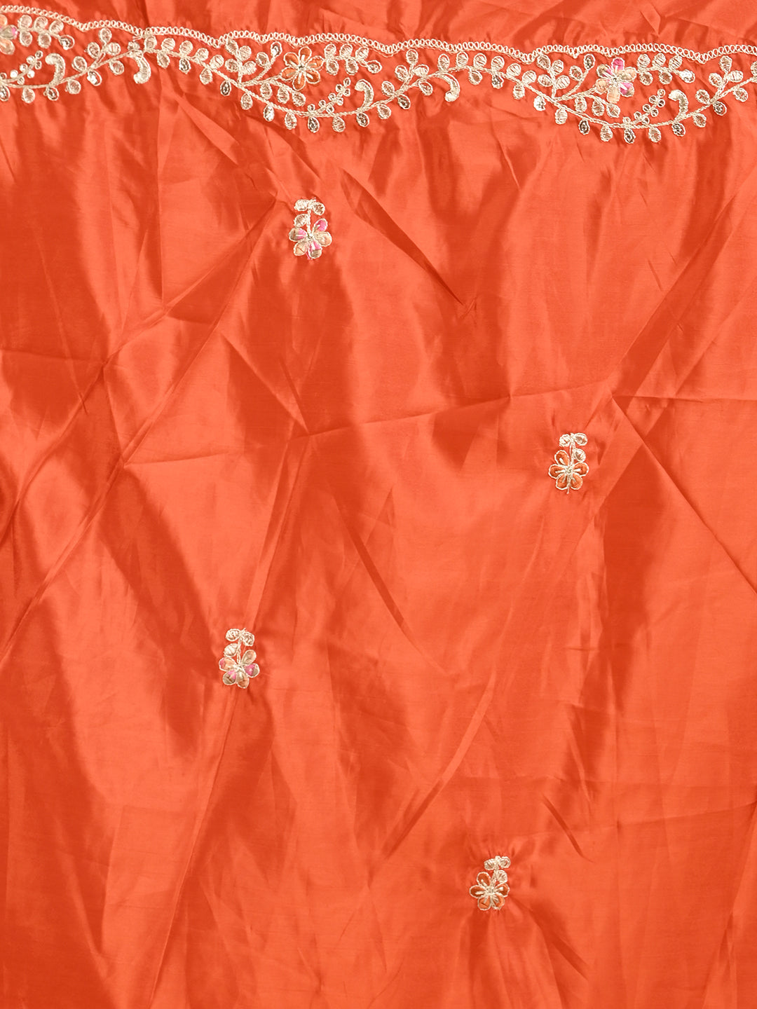Embroidered Zardozi Crepe Silk Saree