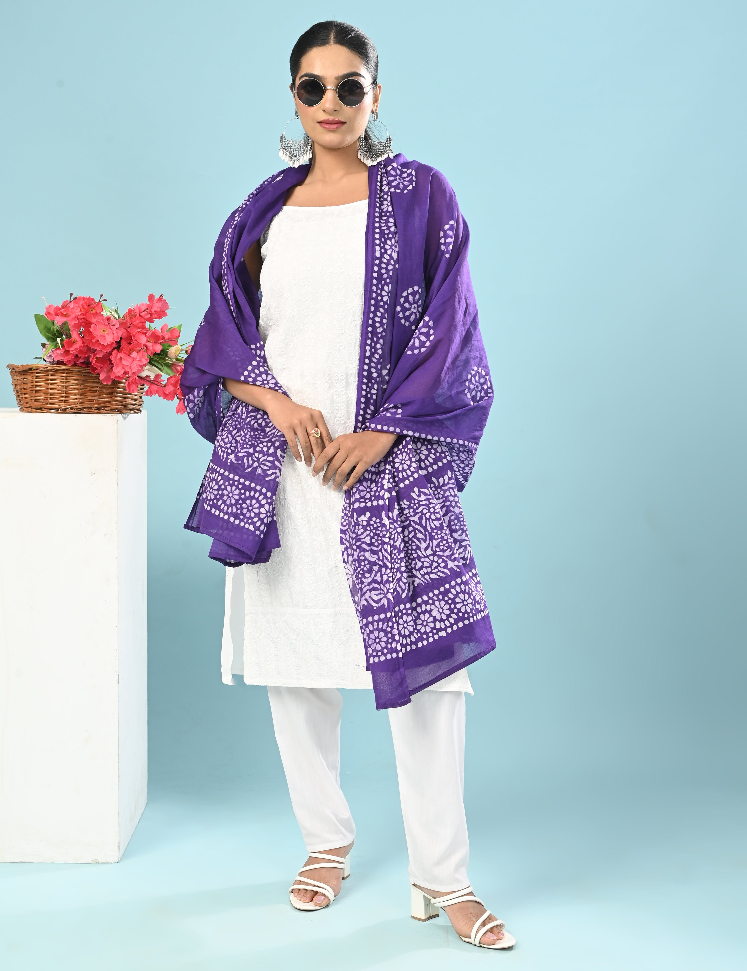 Batik Mul Cotton Dupatta