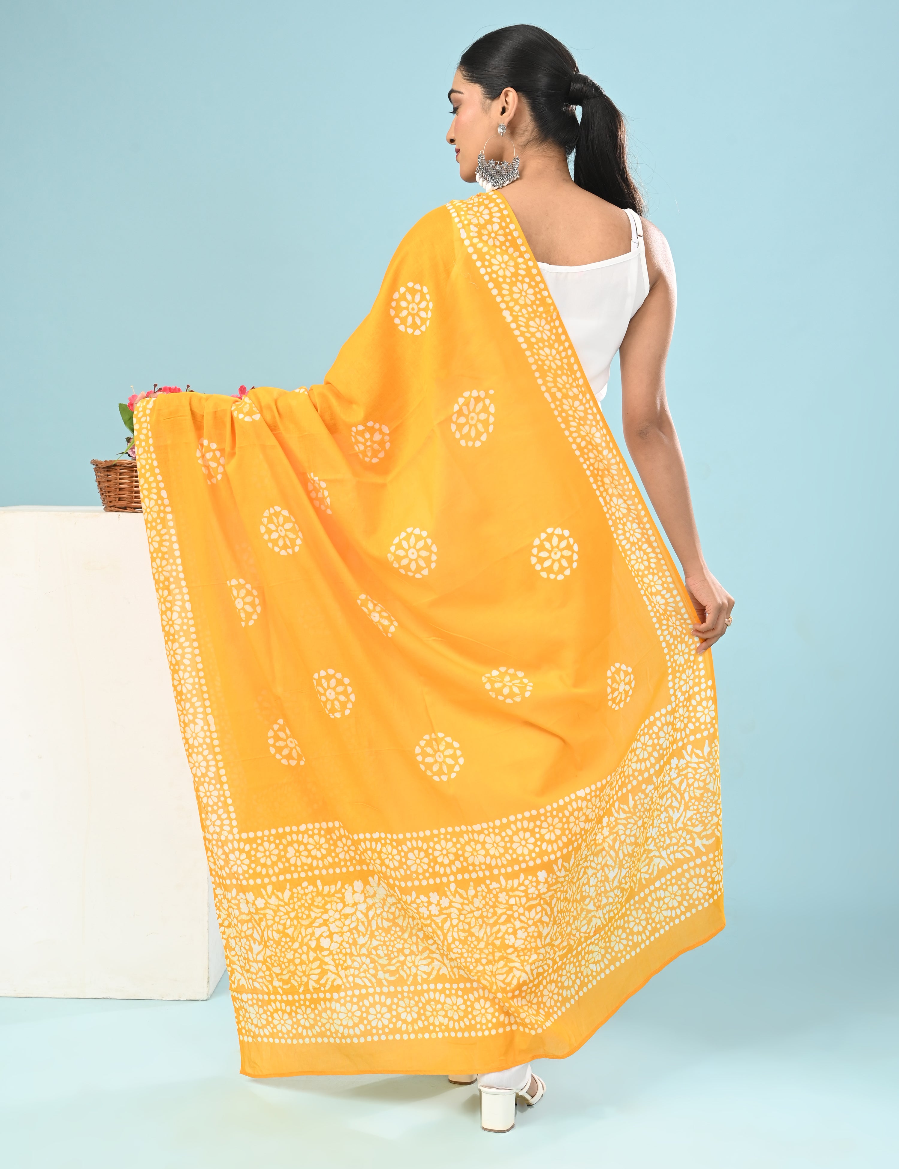 Batik Mul Cotton Dupatta