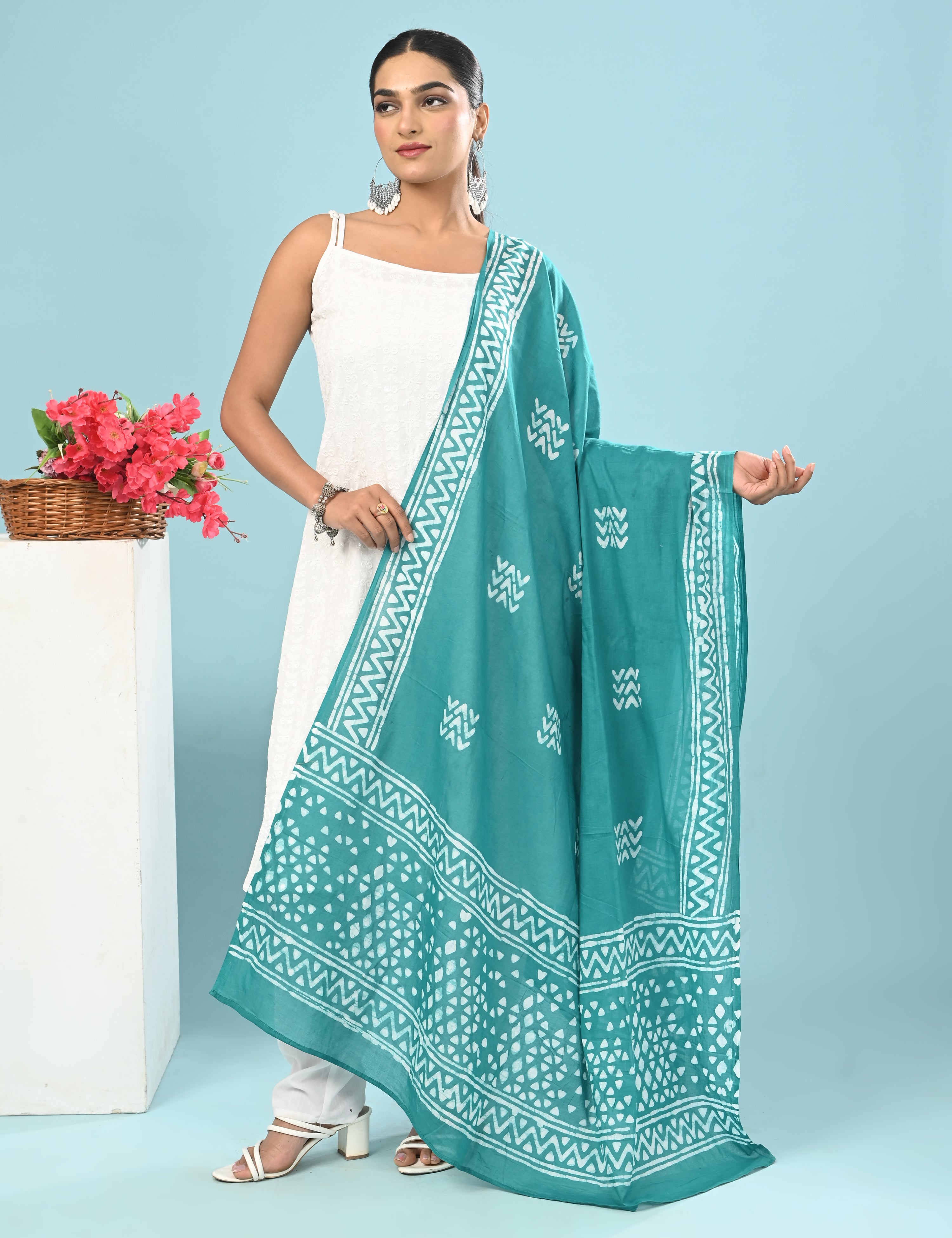 Batik Mul Cotton Dupatta