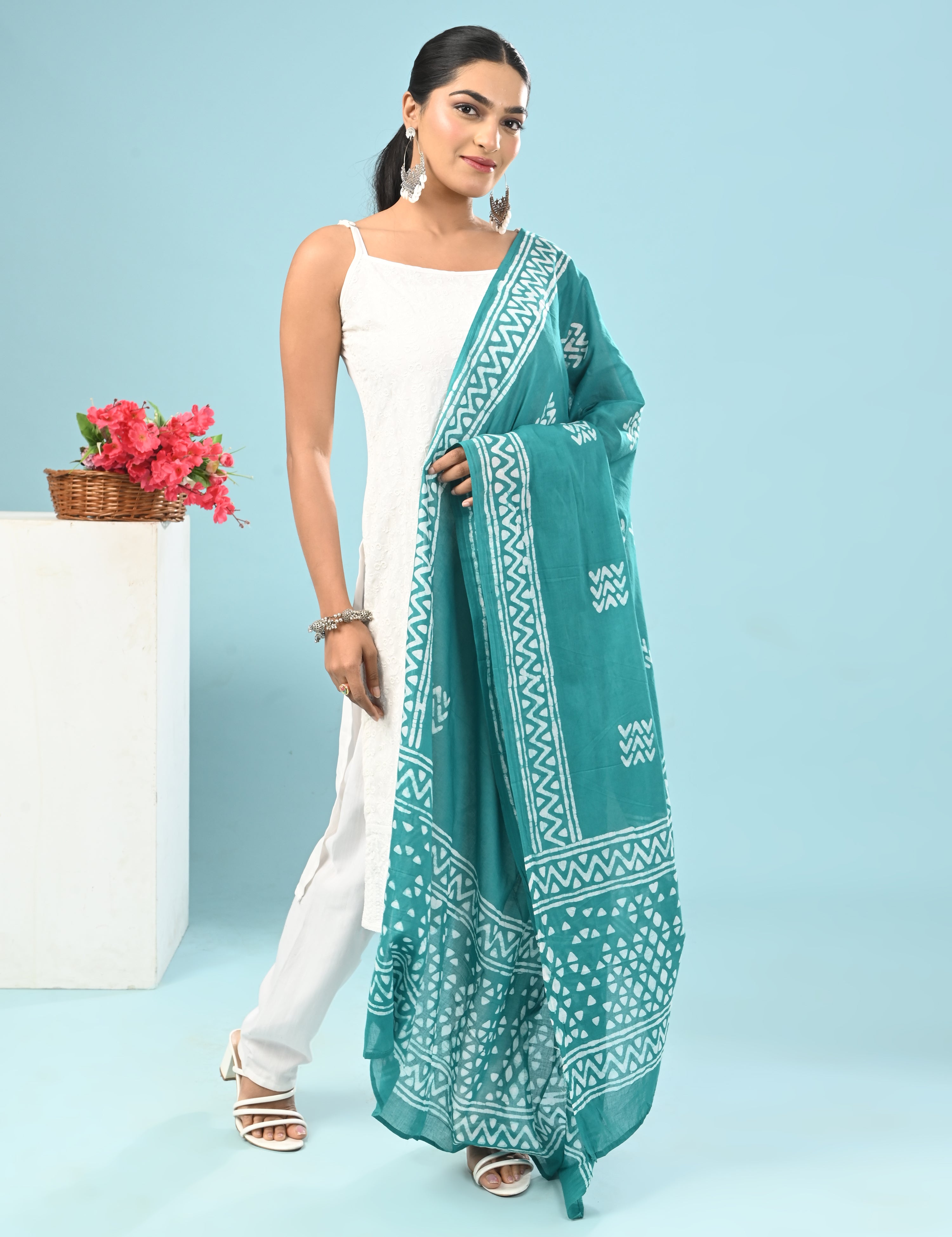 Batik Mul Cotton Dupatta