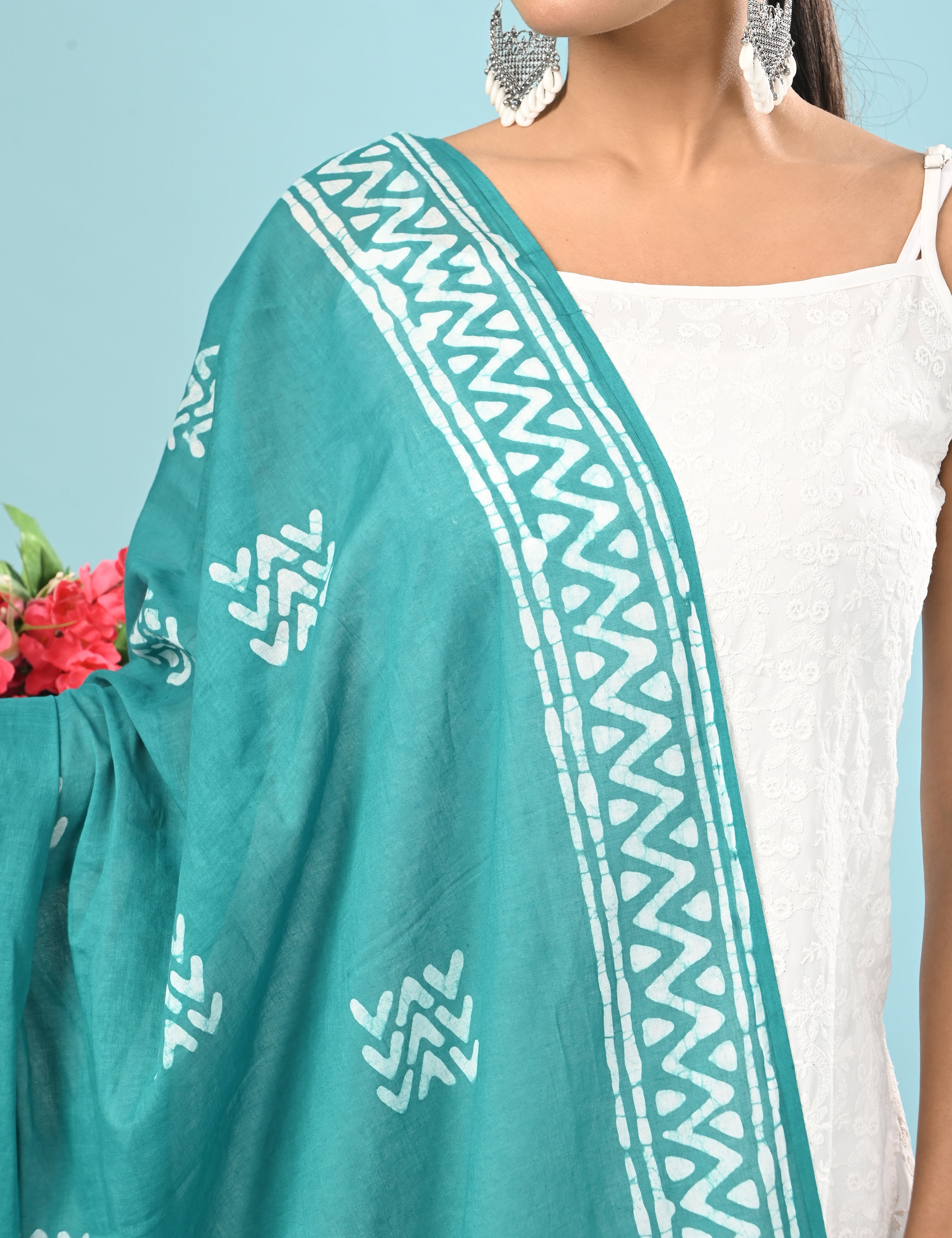 Batik Mul Cotton Dupatta