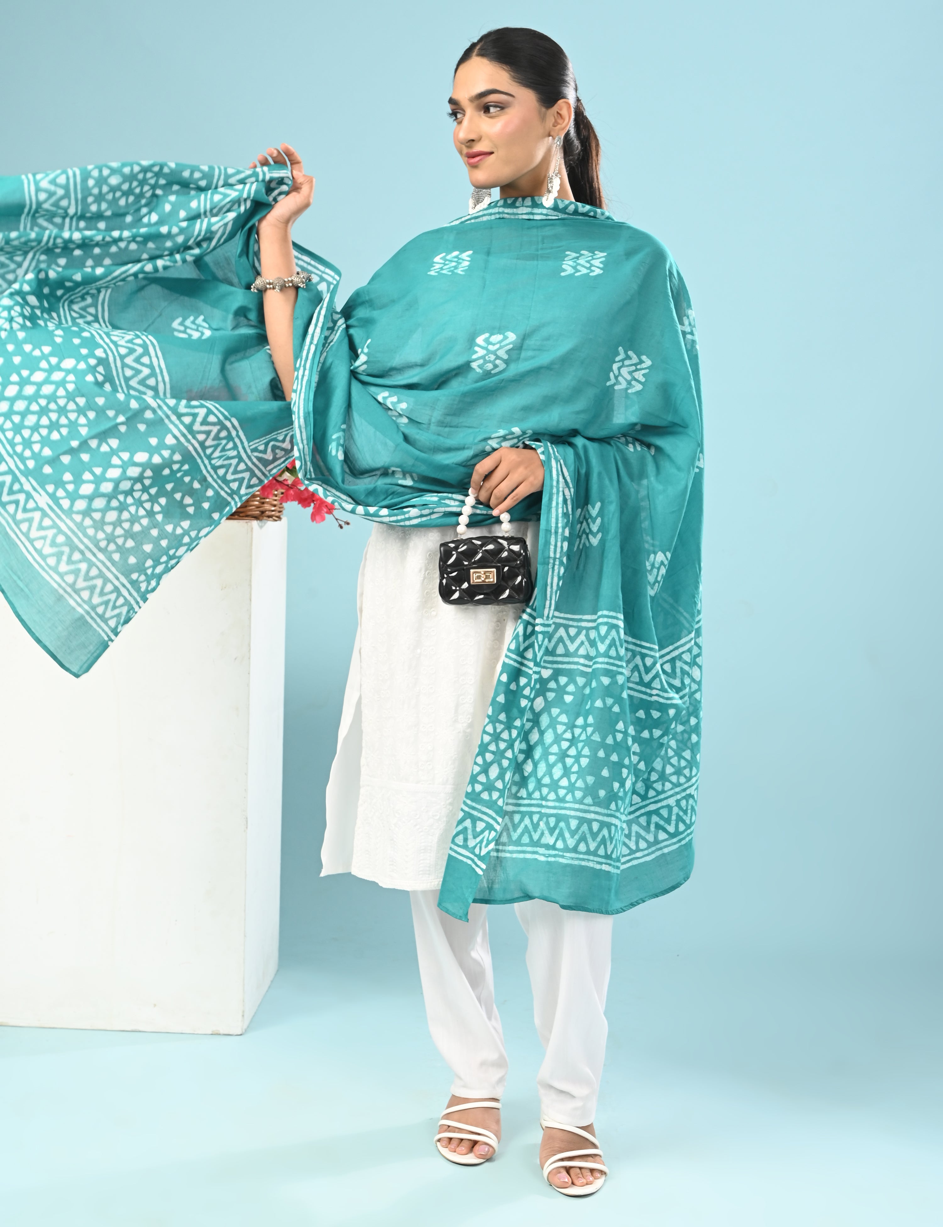 Batik Mul Cotton Dupatta