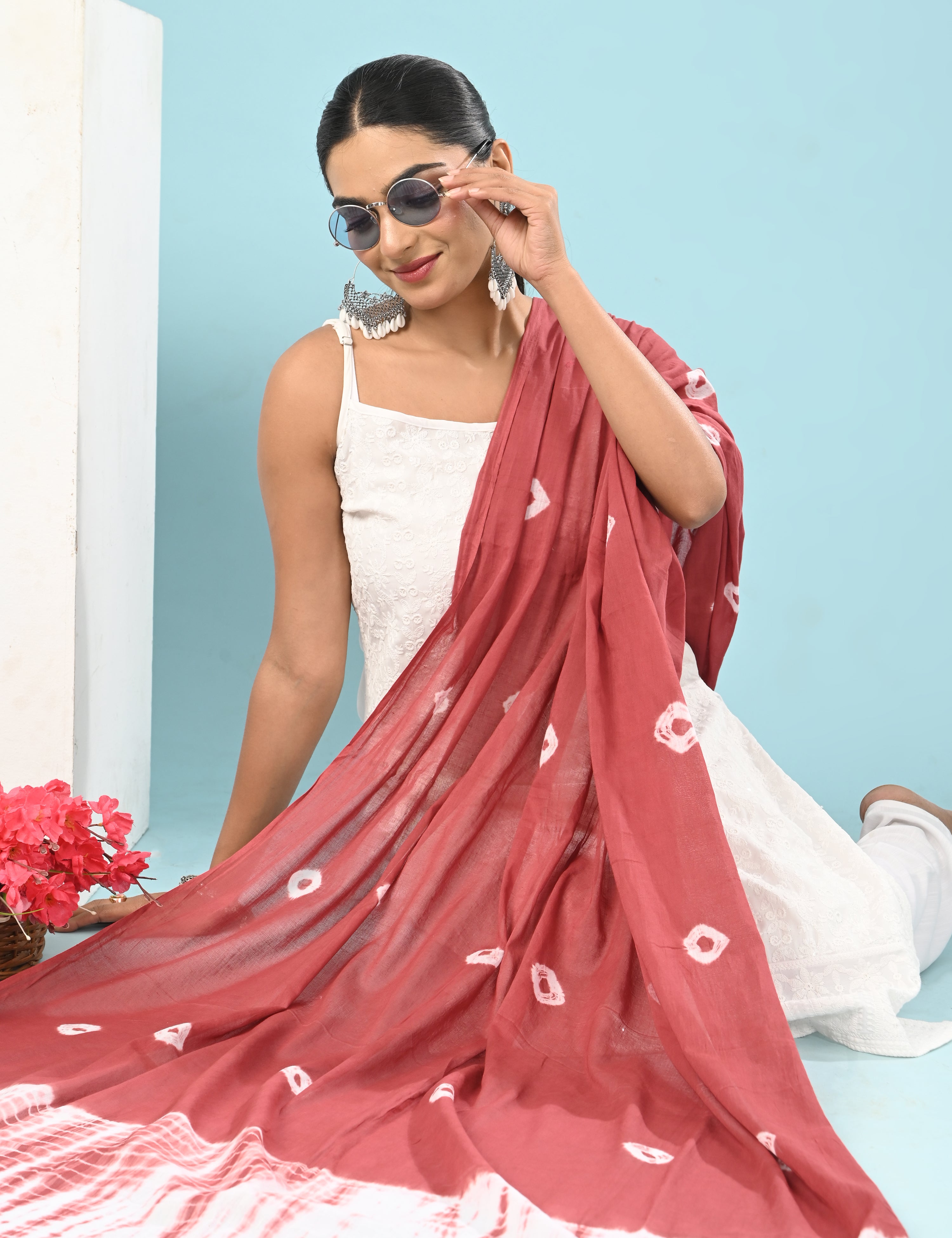 Batik Mul Cotton Dupatta