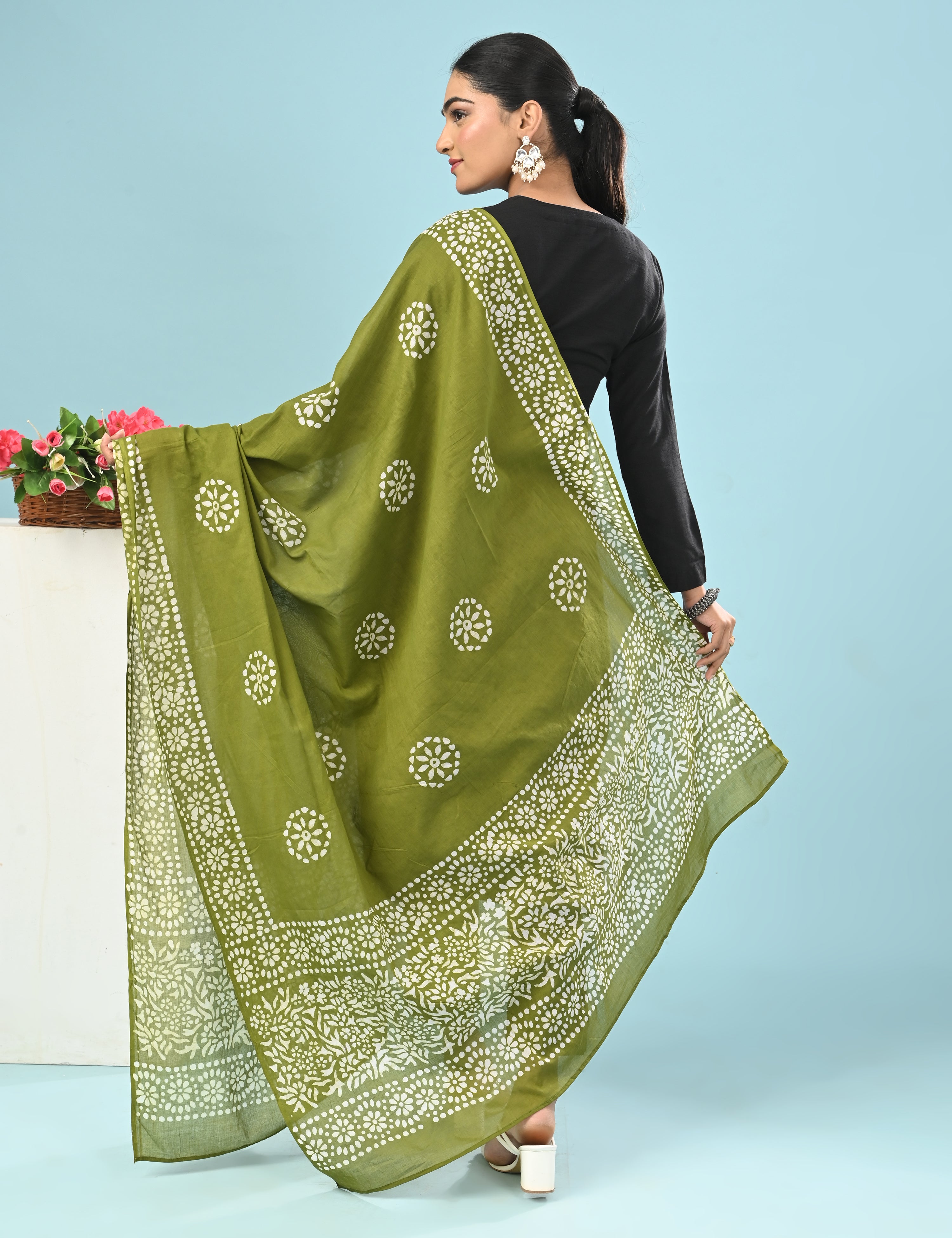 Batik Mul Cotton Dupatta