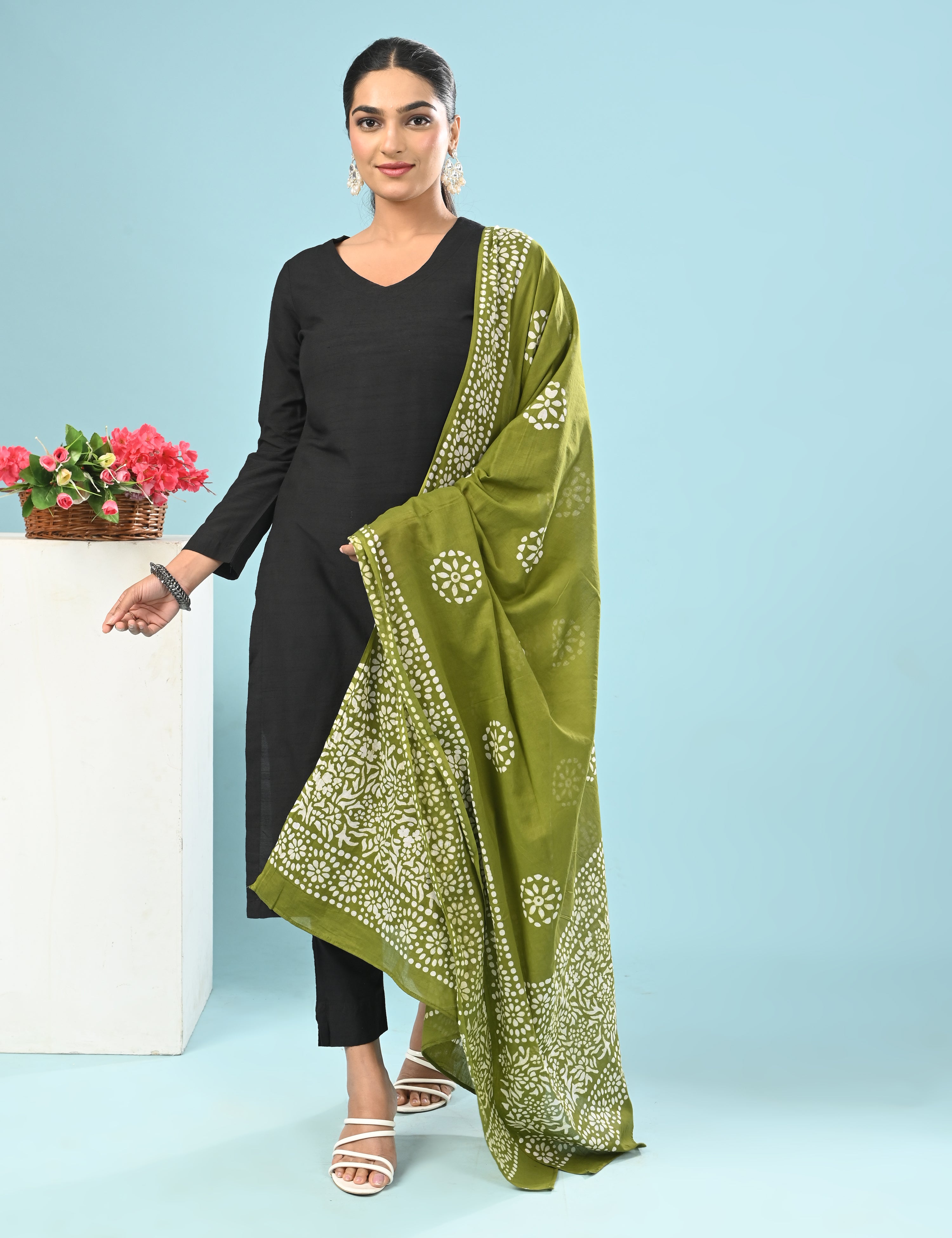 Batik Mul Cotton Dupatta