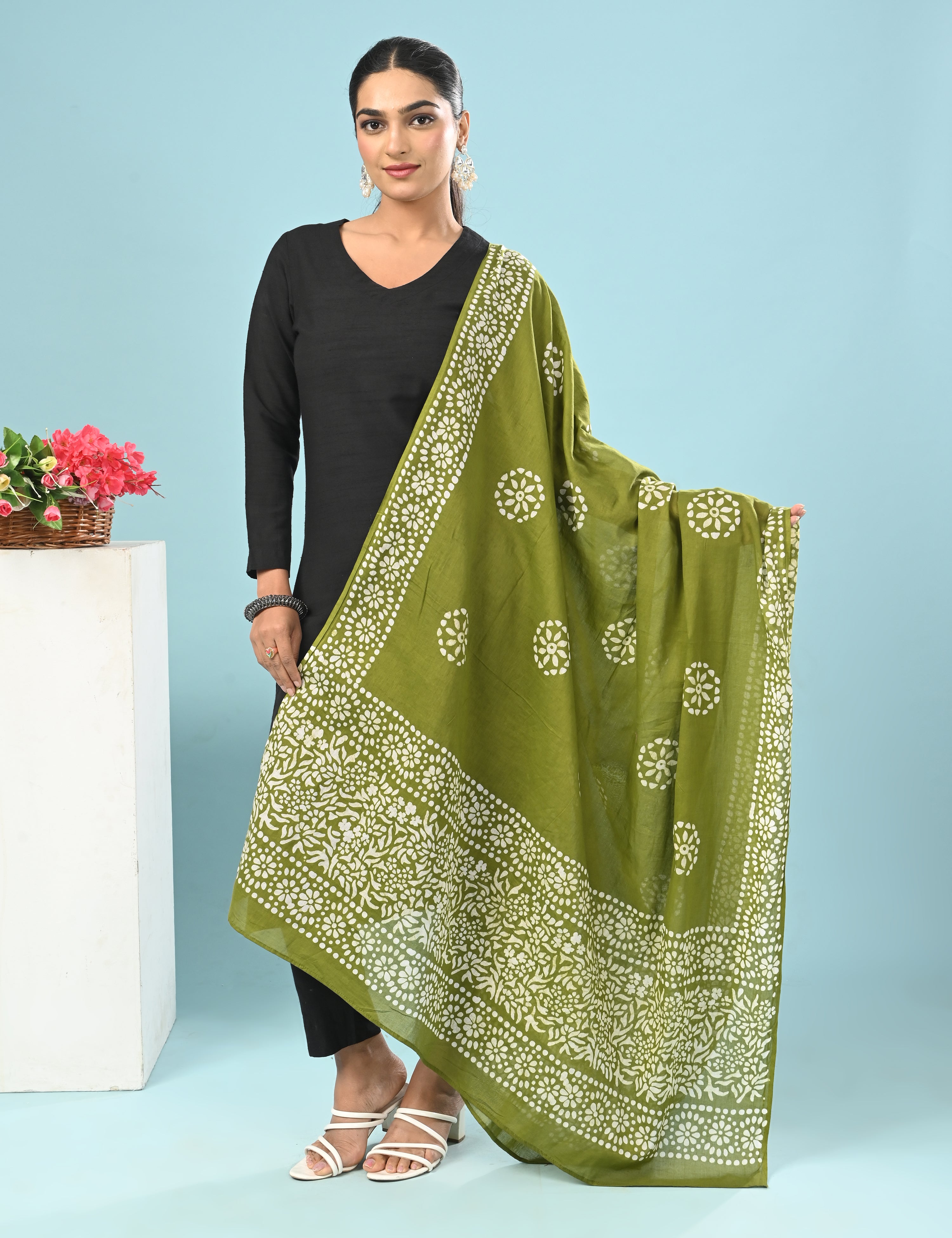 Batik Mul Cotton Dupatta