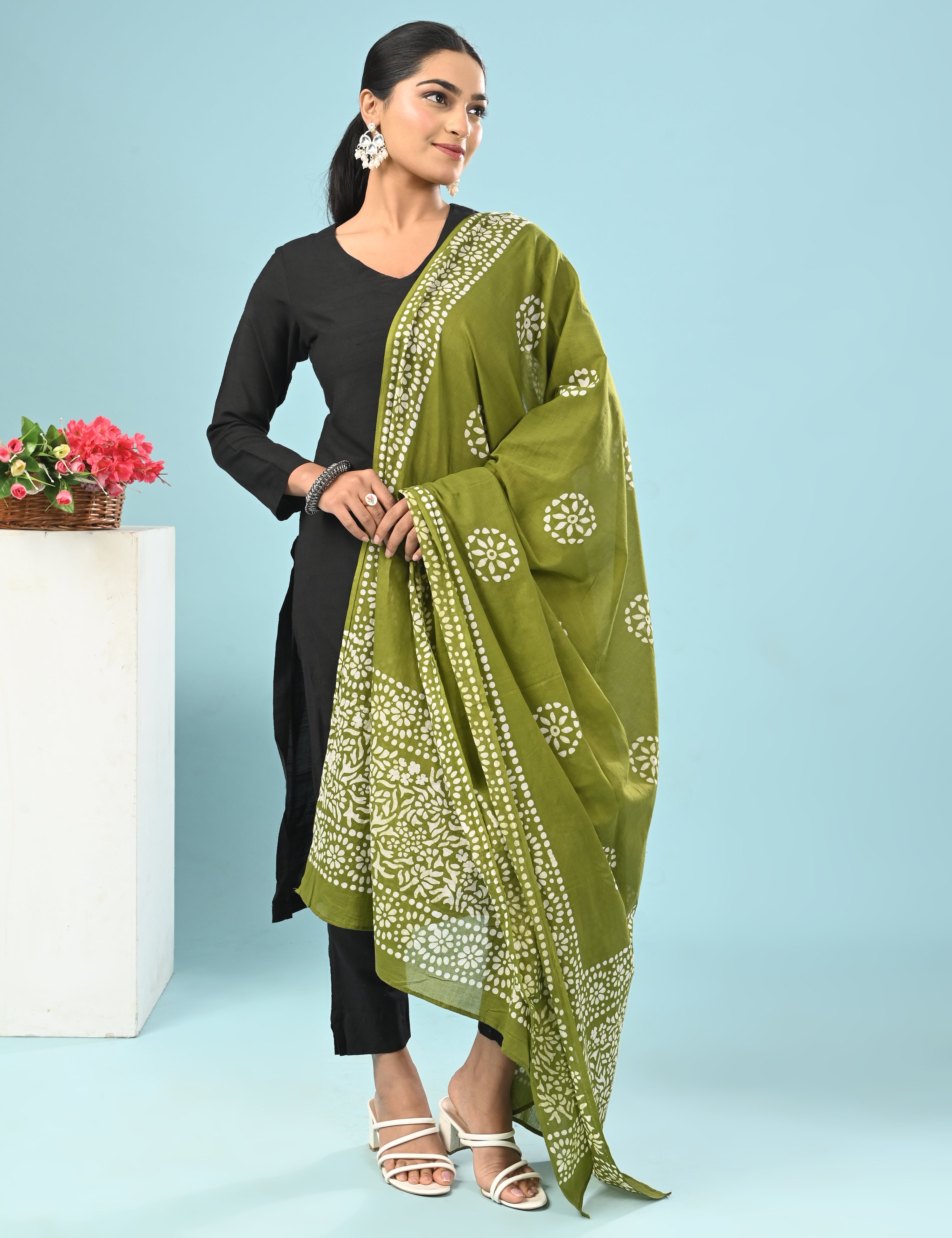 Batik Mul Cotton Dupatta