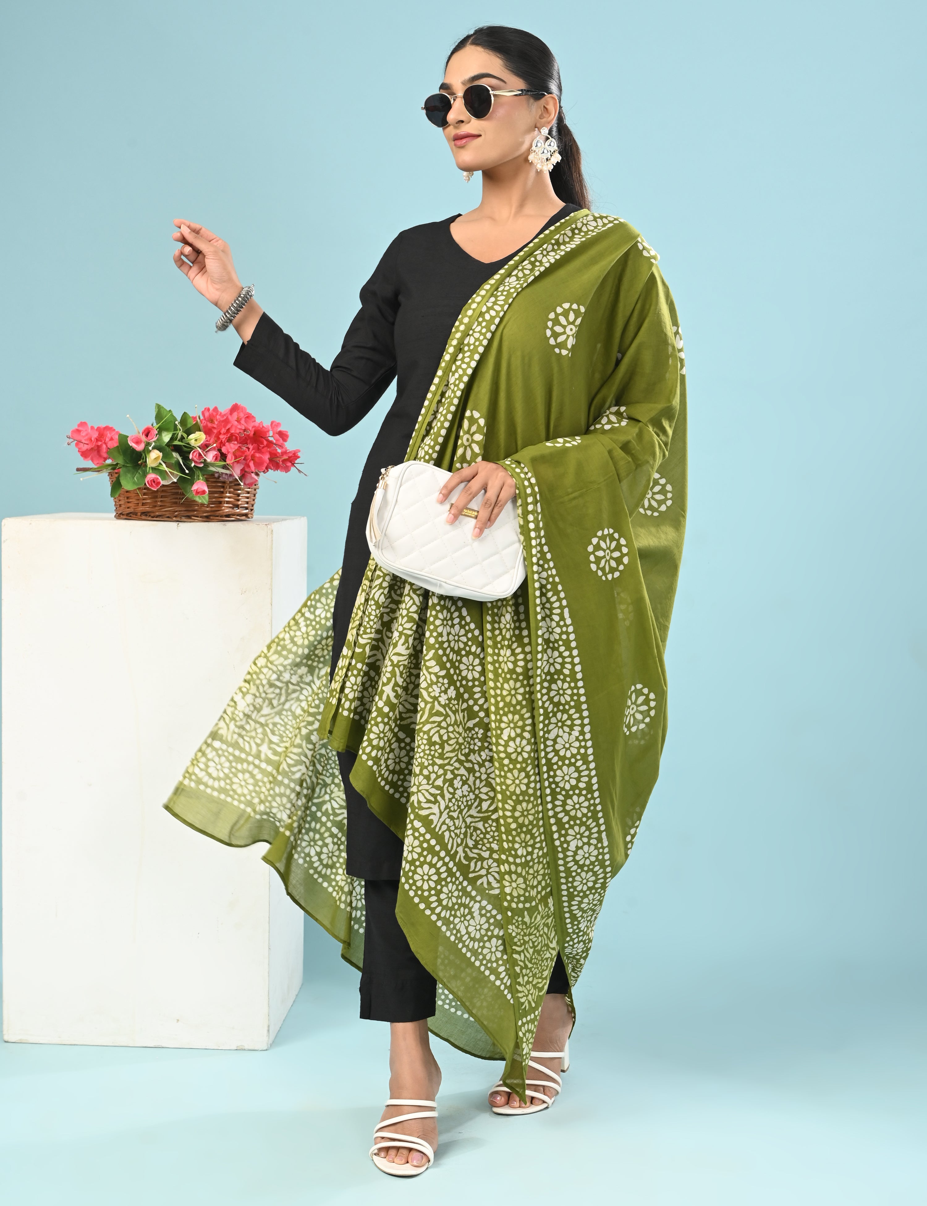 Batik Mul Cotton Dupatta