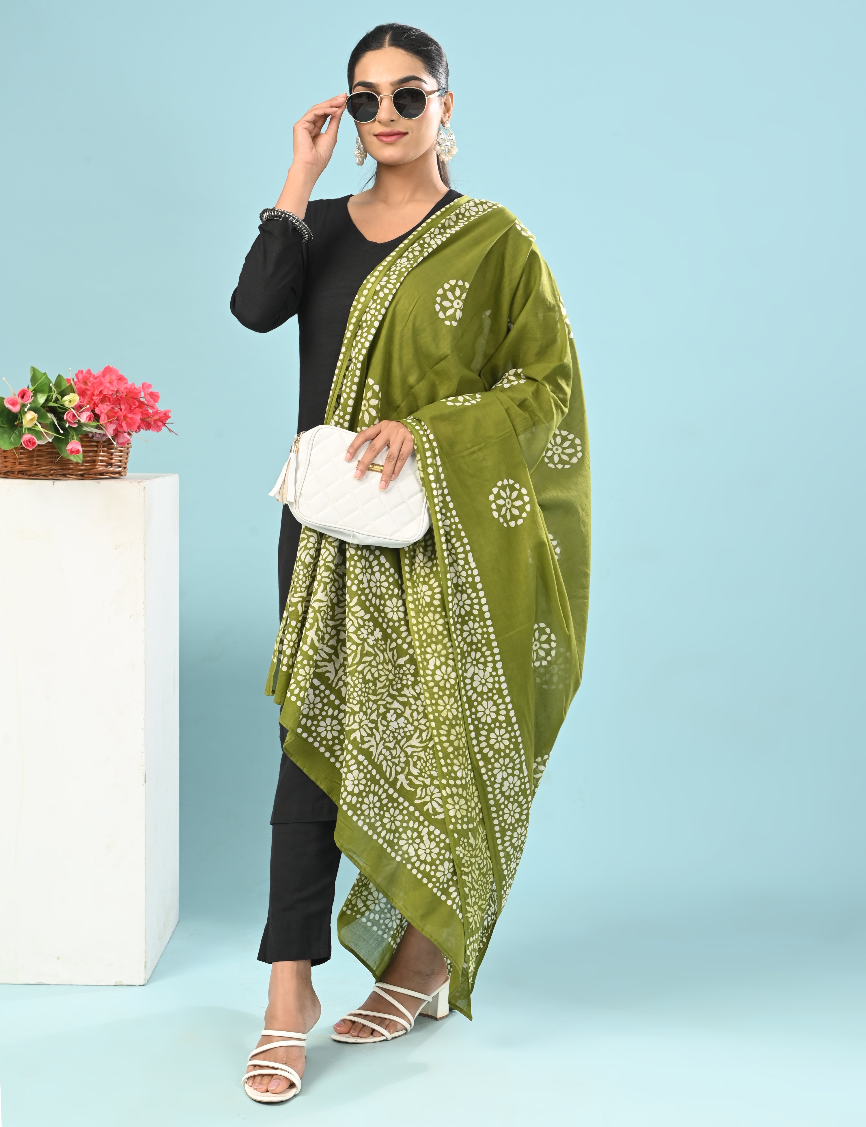 Batik Mul Cotton Dupatta