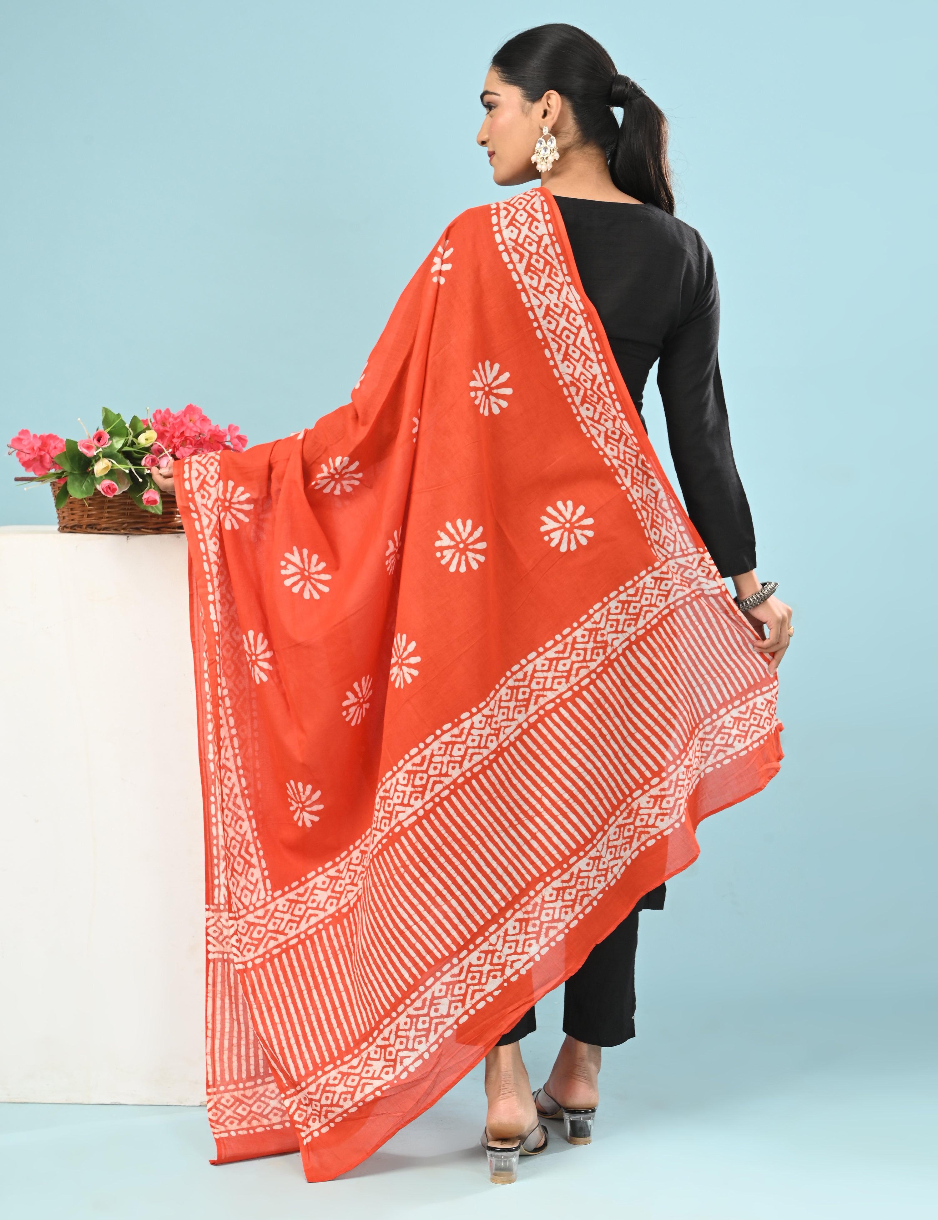 Batik Mul Cotton Dupatta