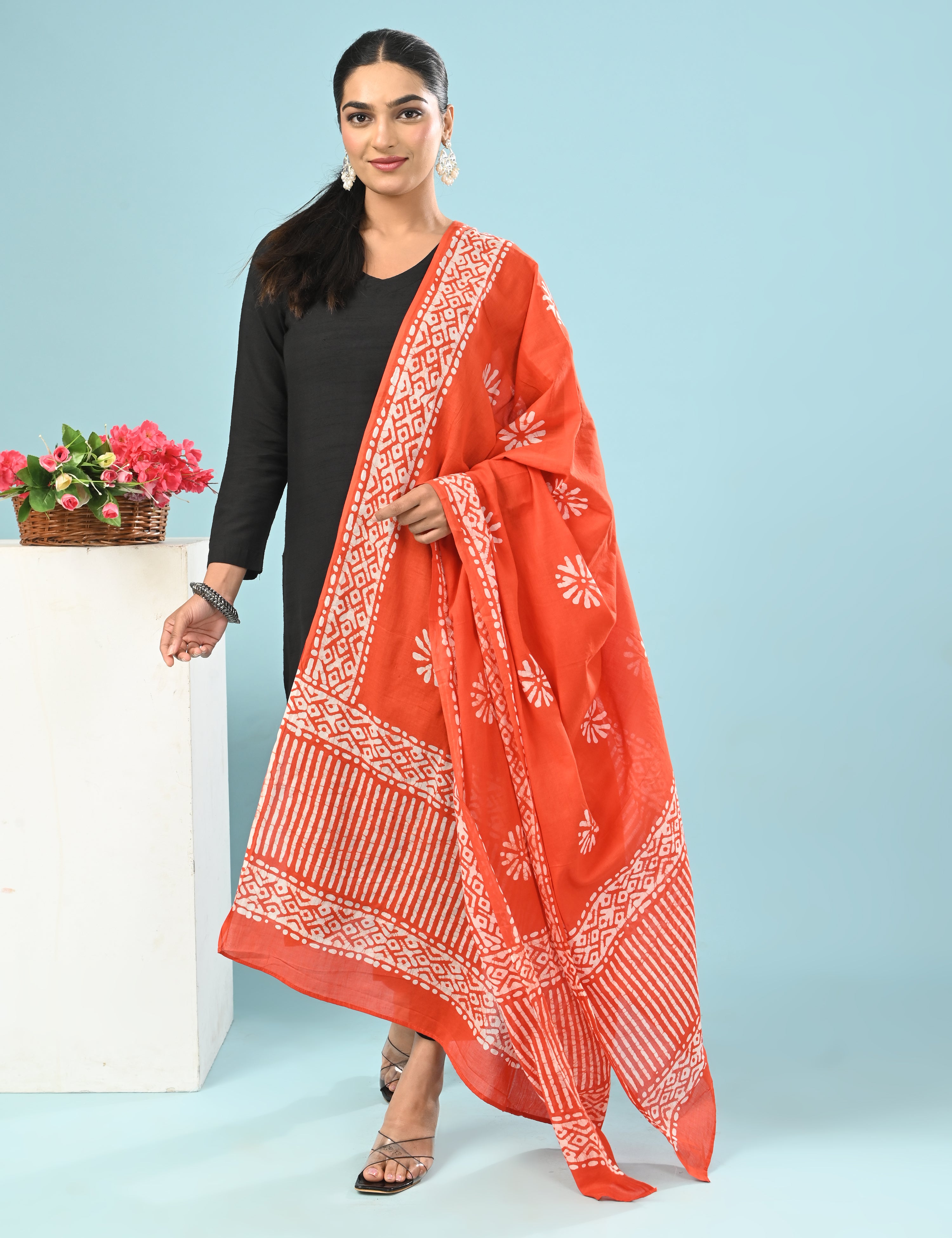 Batik Mul Cotton Dupatta