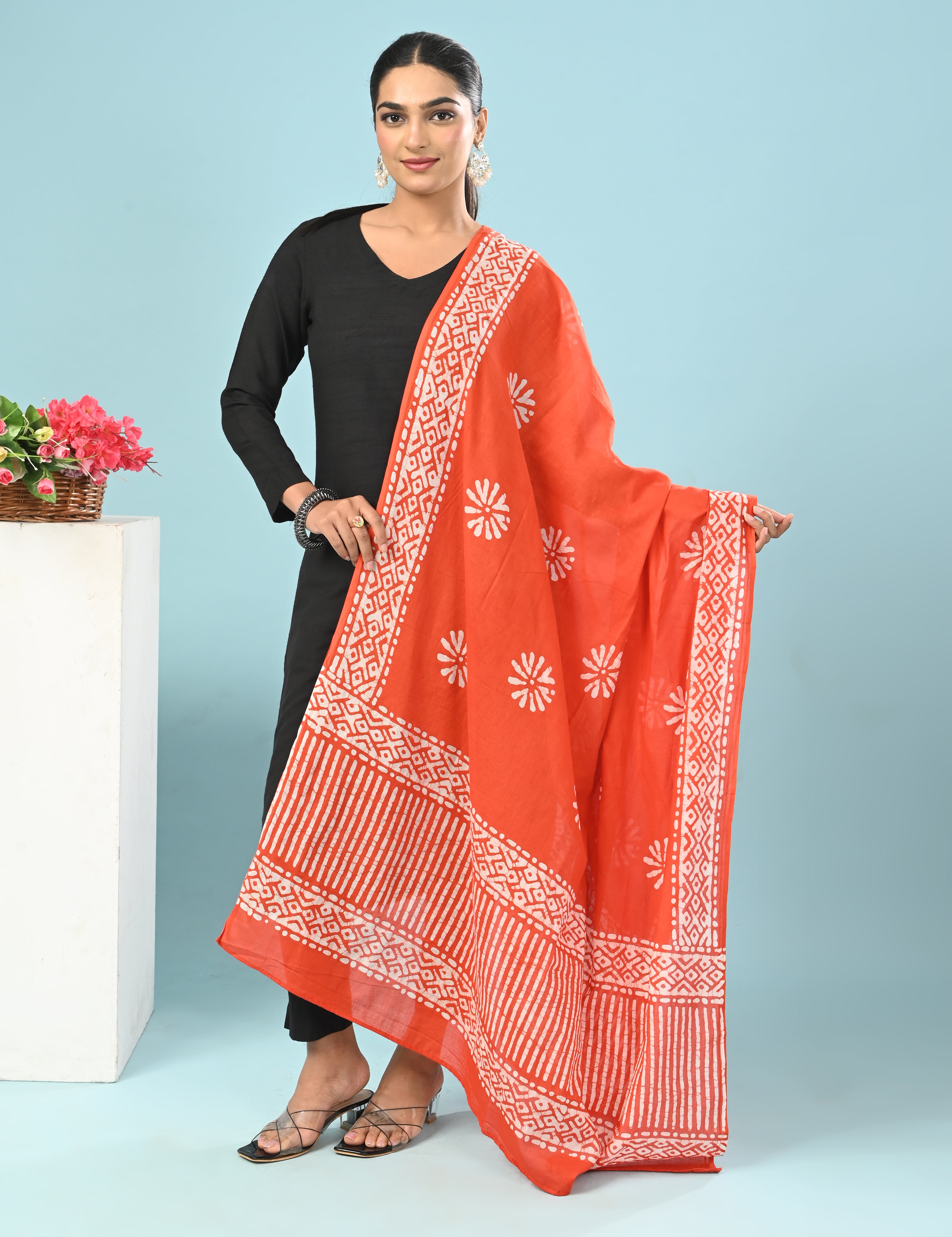 Batik Mul Cotton Dupatta
