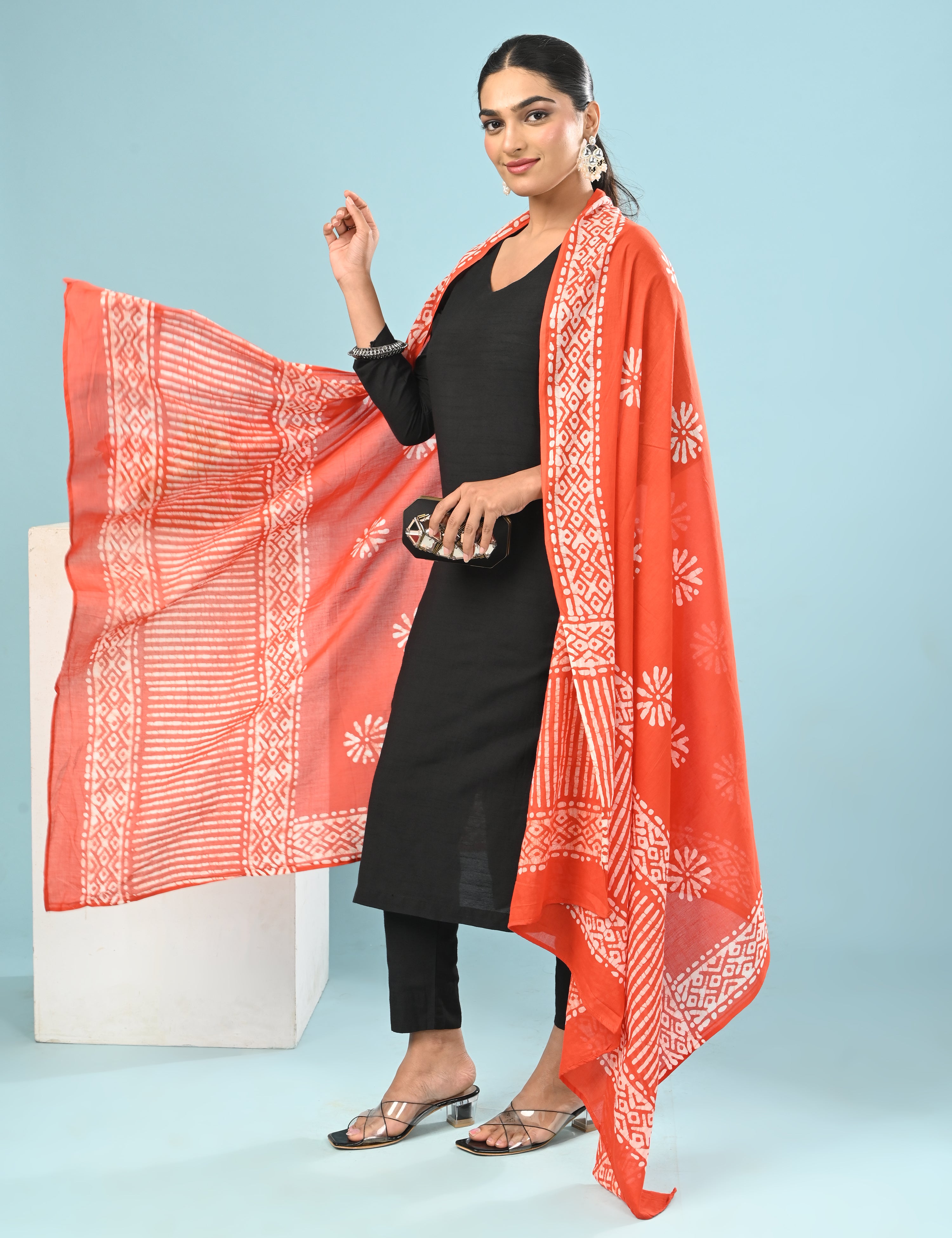 Batik Mul Cotton Dupatta