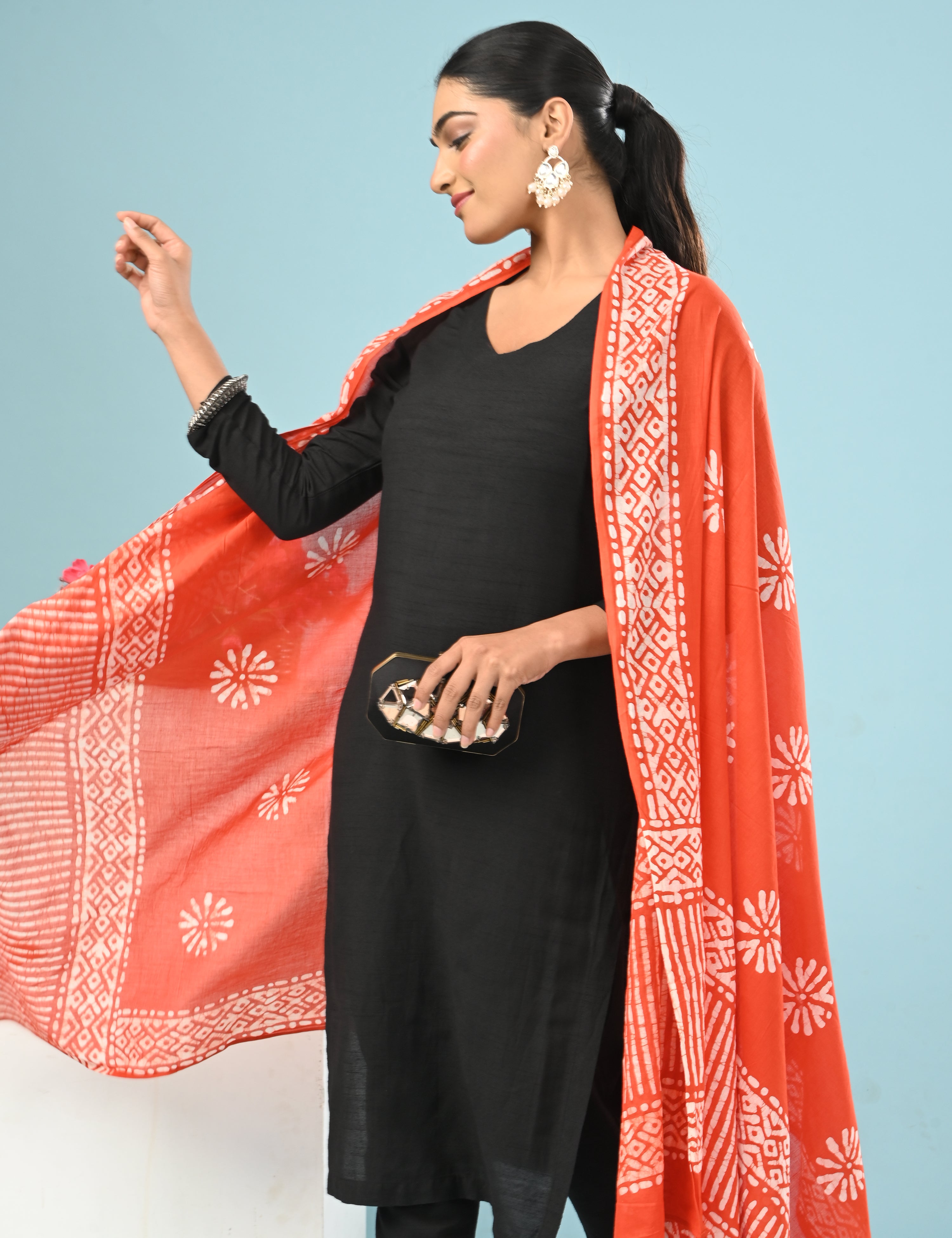 Batik Mul Cotton Dupatta