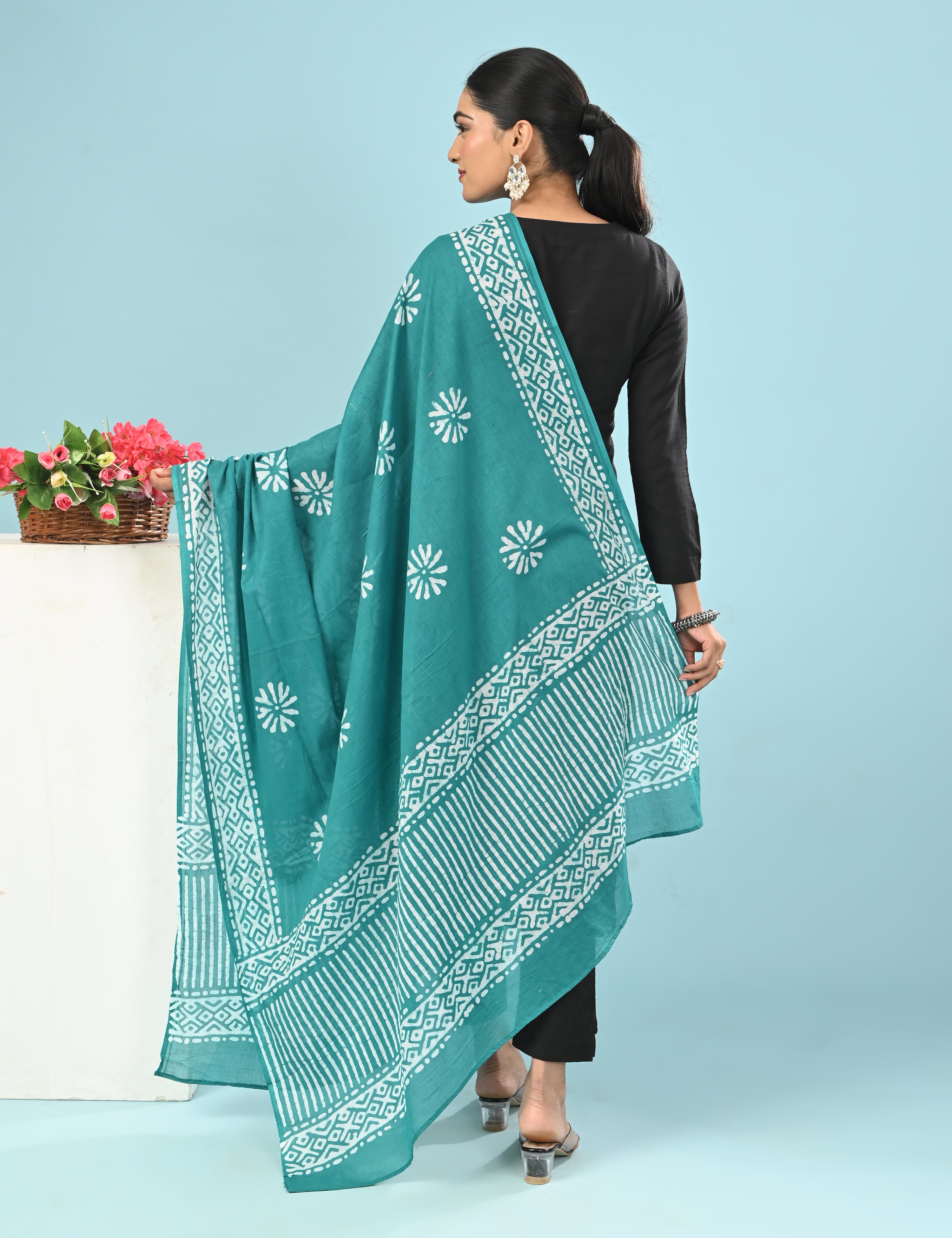 Batik Mul Cotton Dupatta