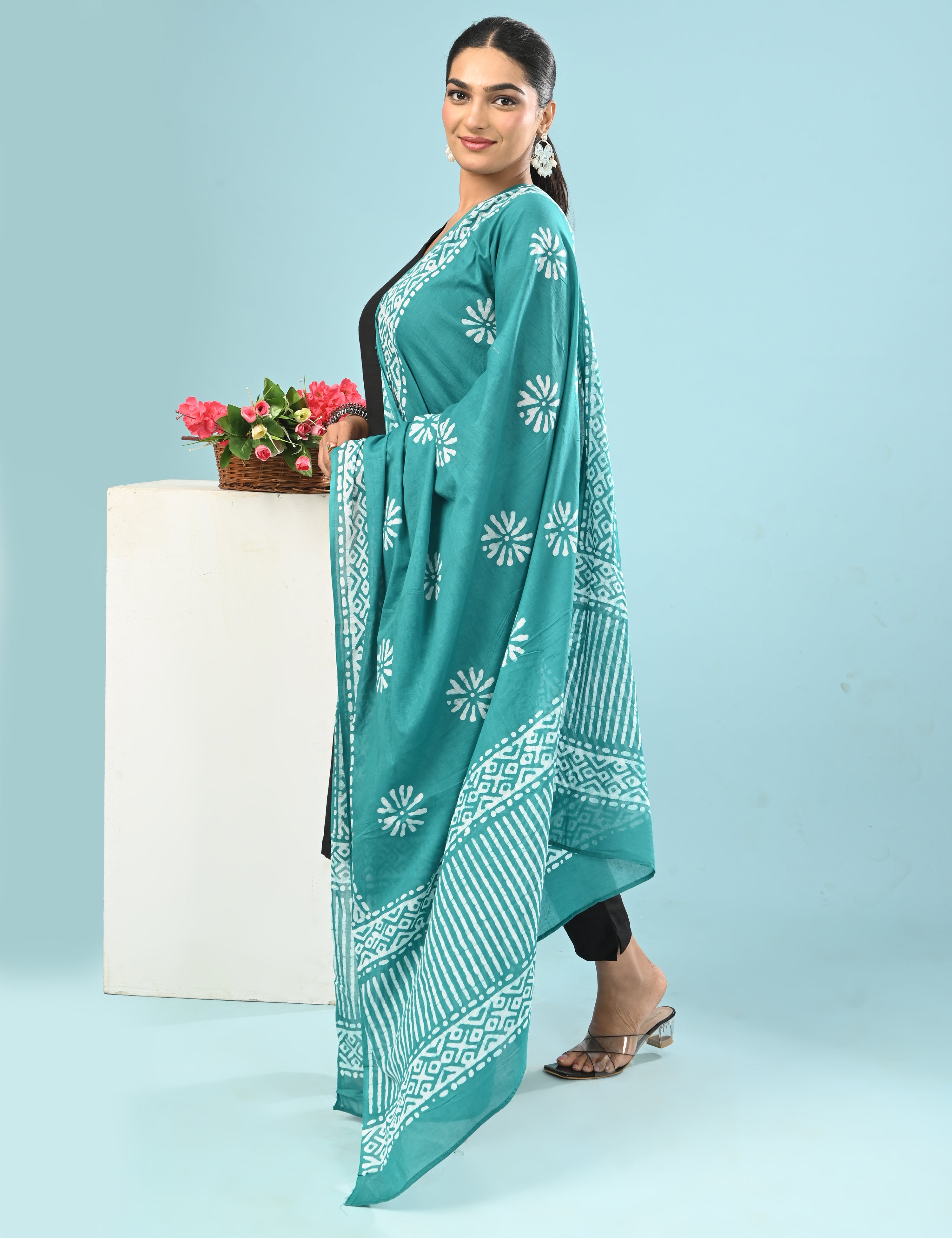 Batik Mul Cotton Dupatta