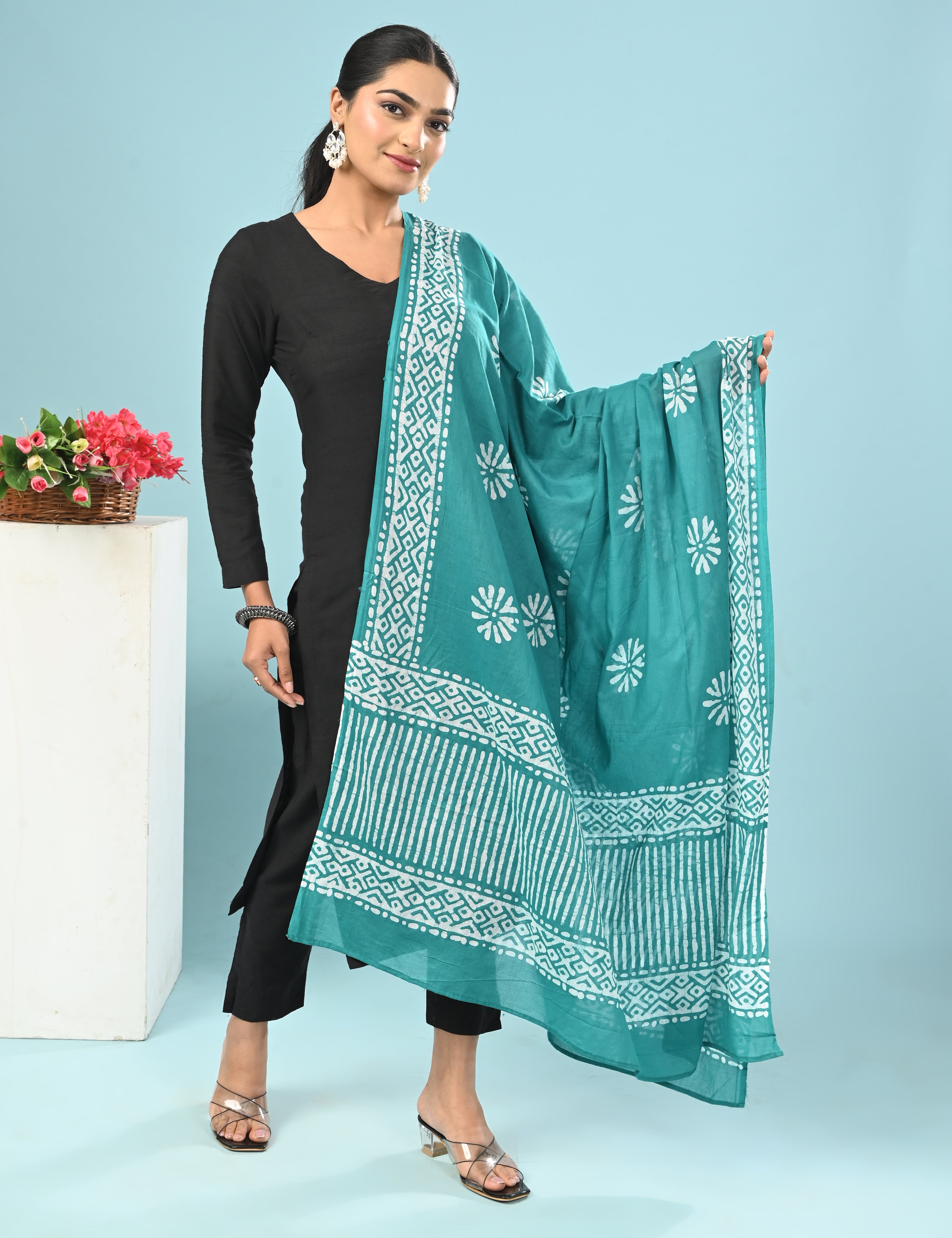 Batik Mul Cotton Dupatta