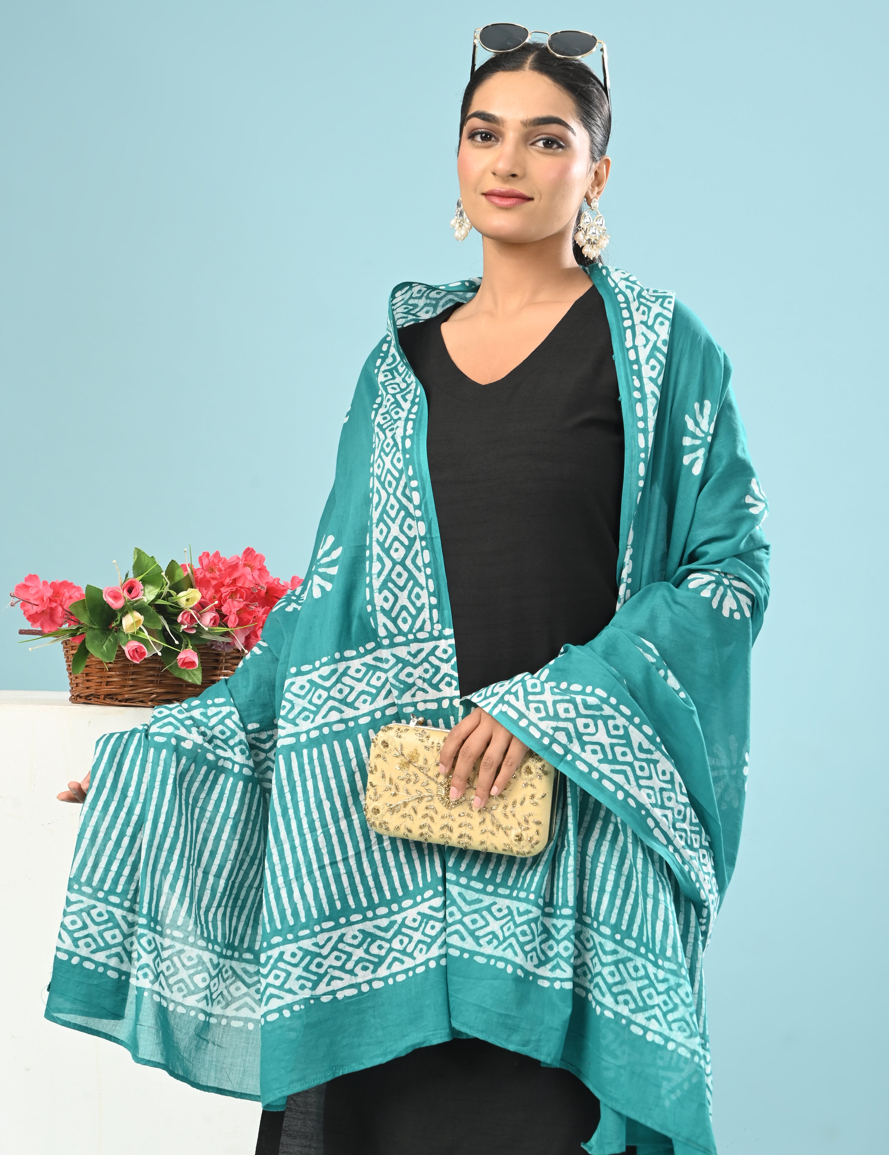 Batik Mul Cotton Dupatta