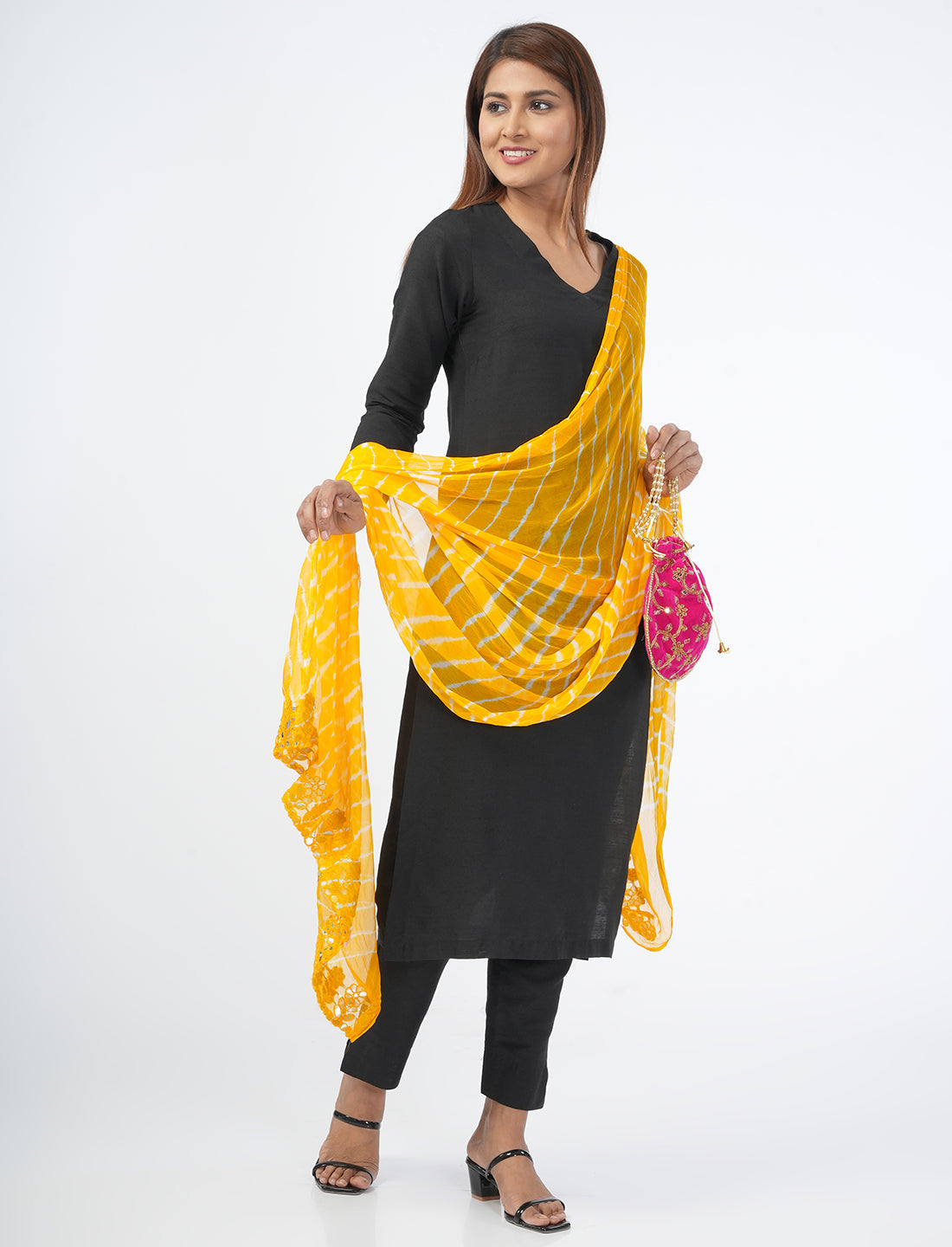 Leheriya Chiffon Dupatta
