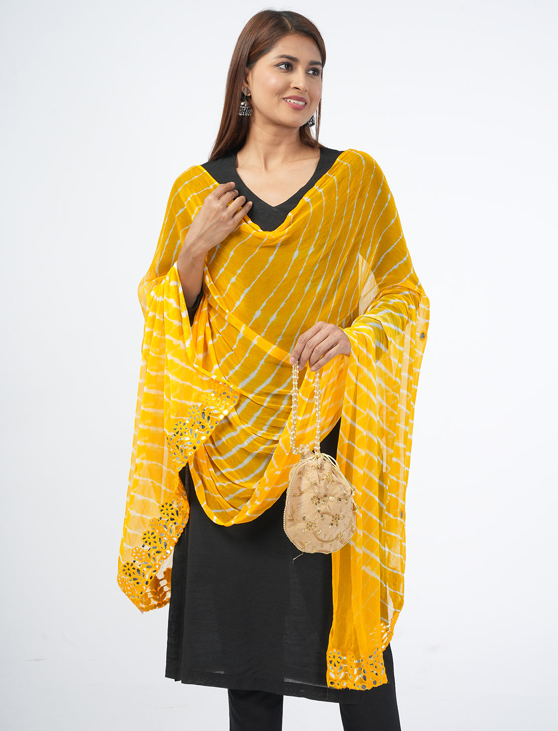 Leheriya Chiffon Dupatta