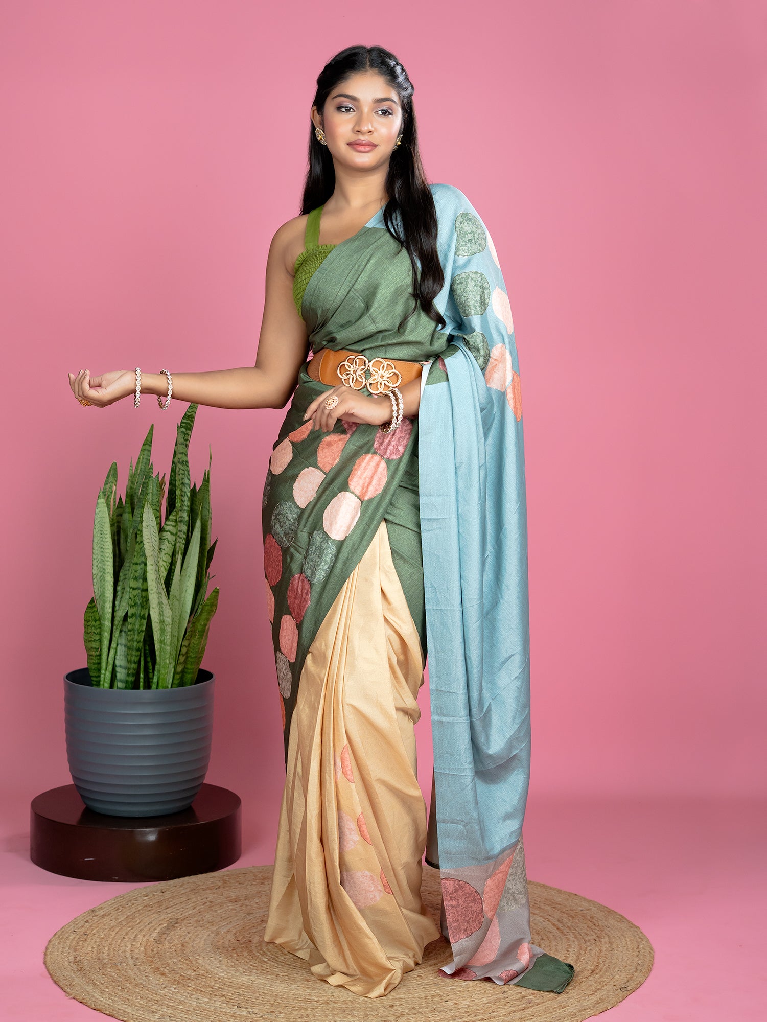 Ready To Wear Satin Saree