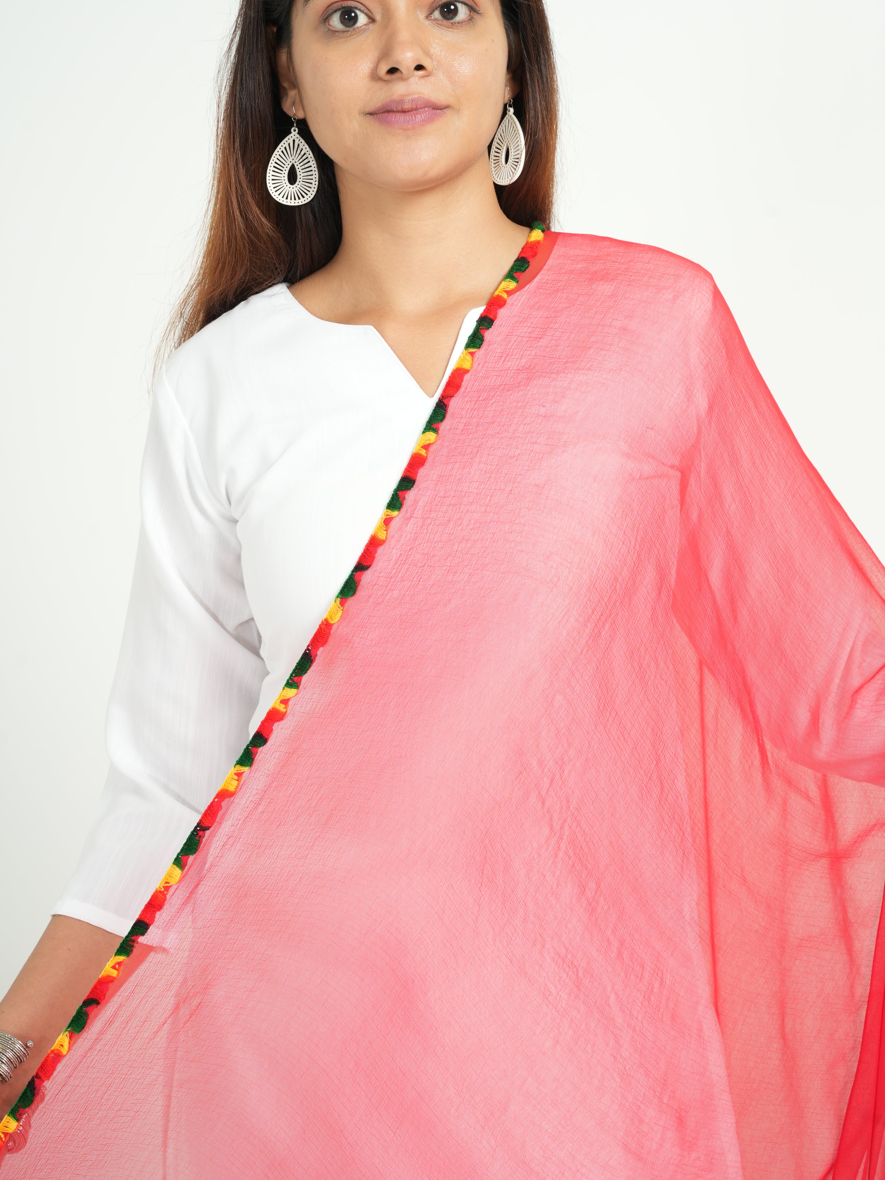 Chiffon Solid Dupatta