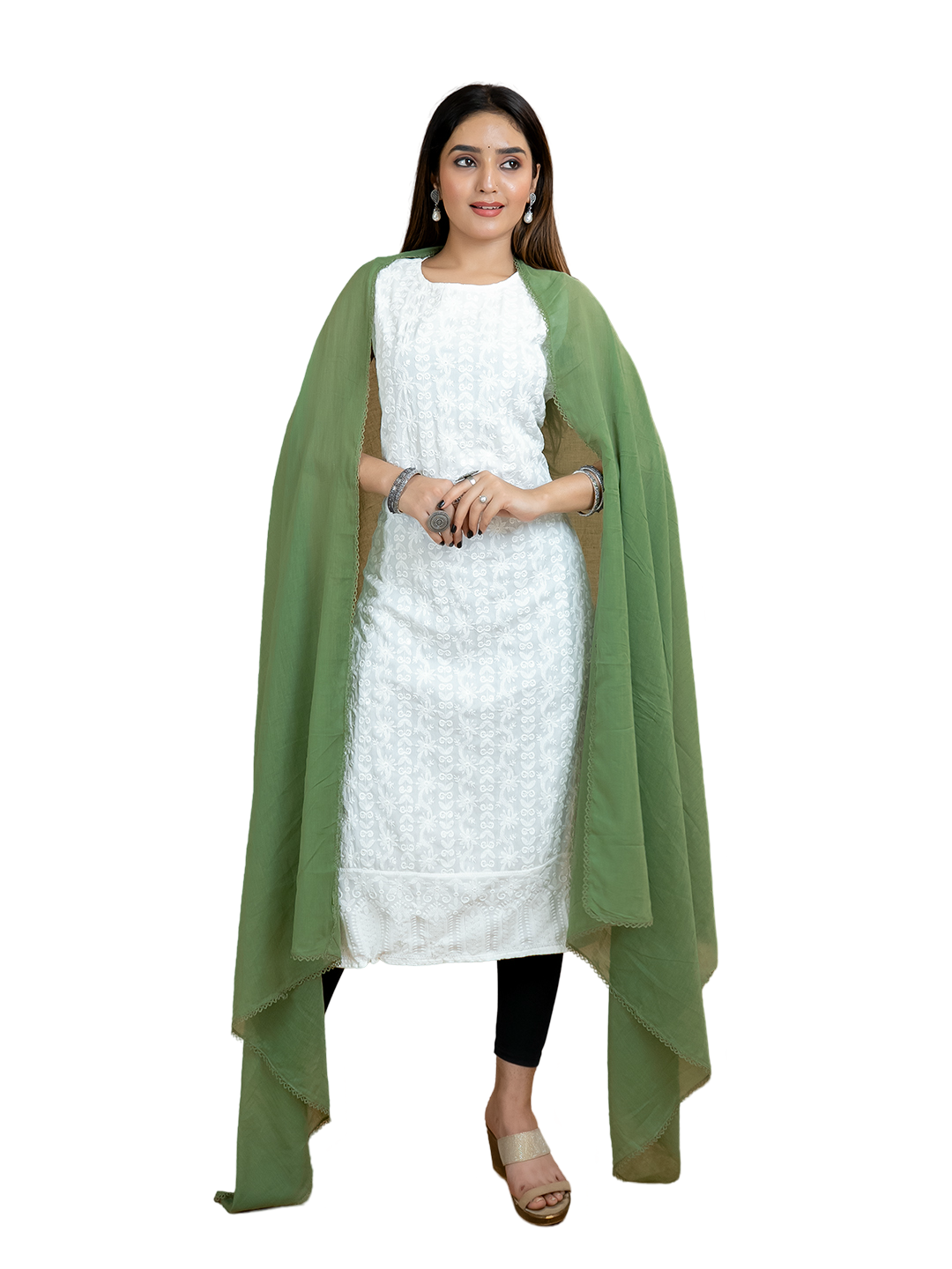 Solid Cotton Dupatta