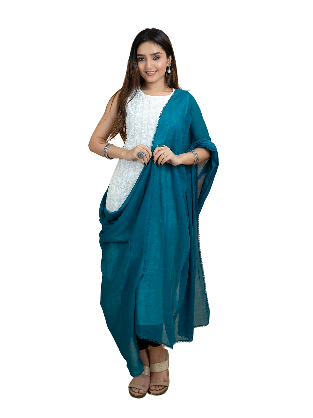 Solid Cotton Dupatta
