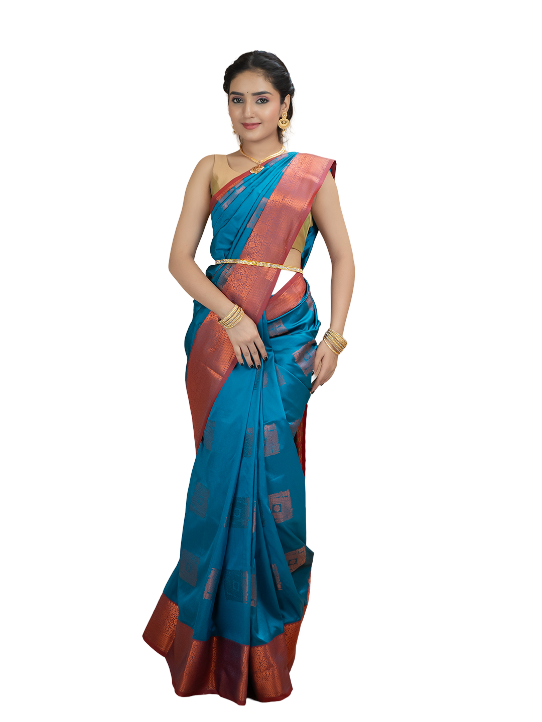 South Silk Brocade Saree