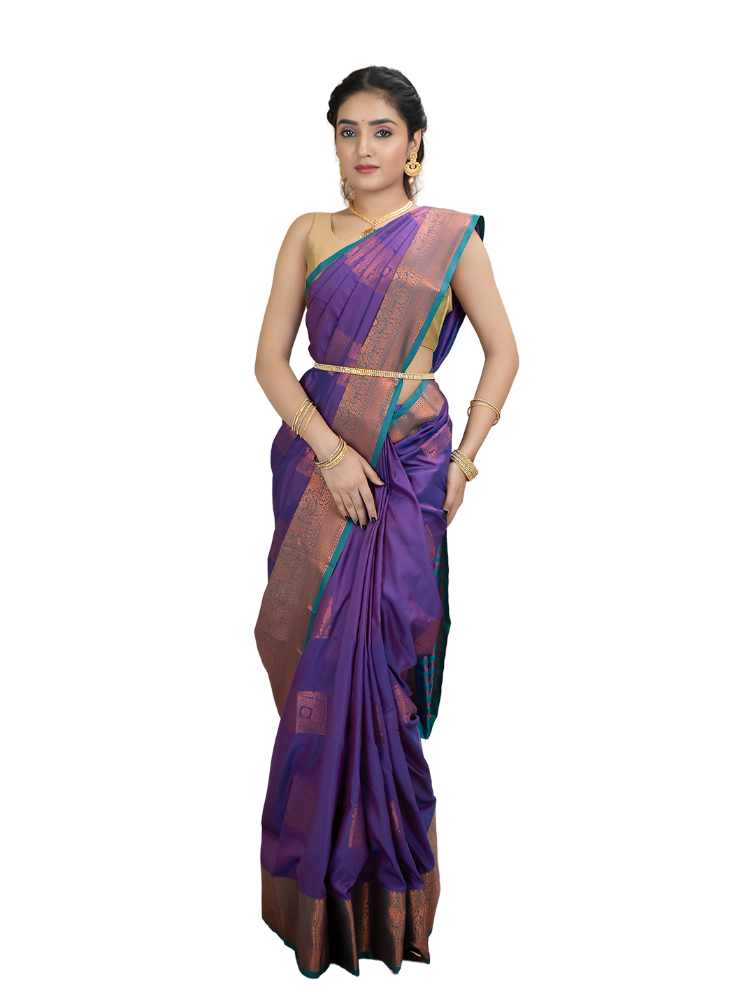 South Silk Brocade Saree