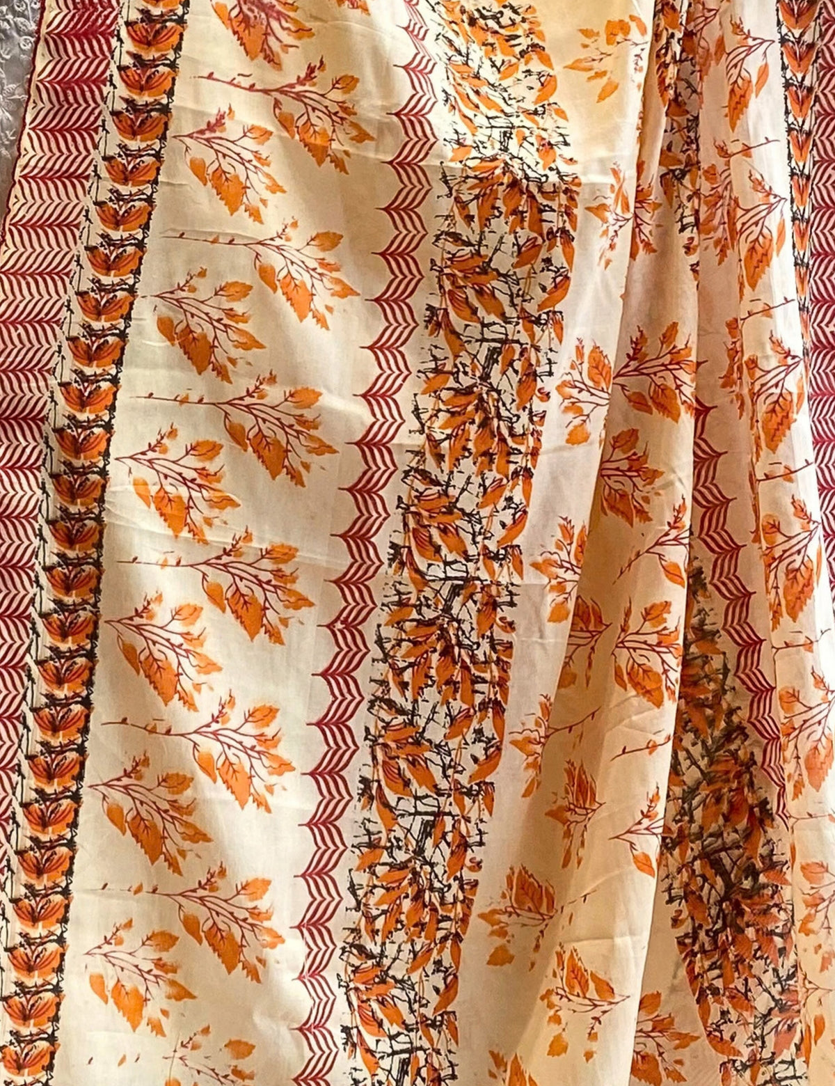 Ethnic Yellow Cotton Dupatta