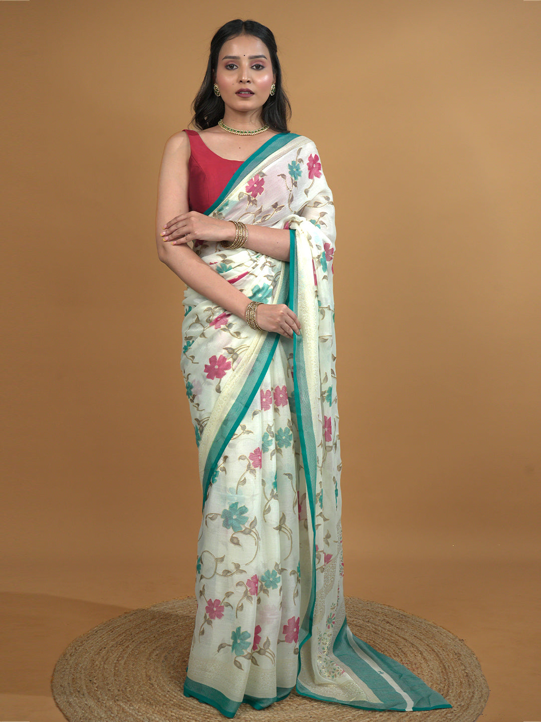 Turquoise Summer Love Saree