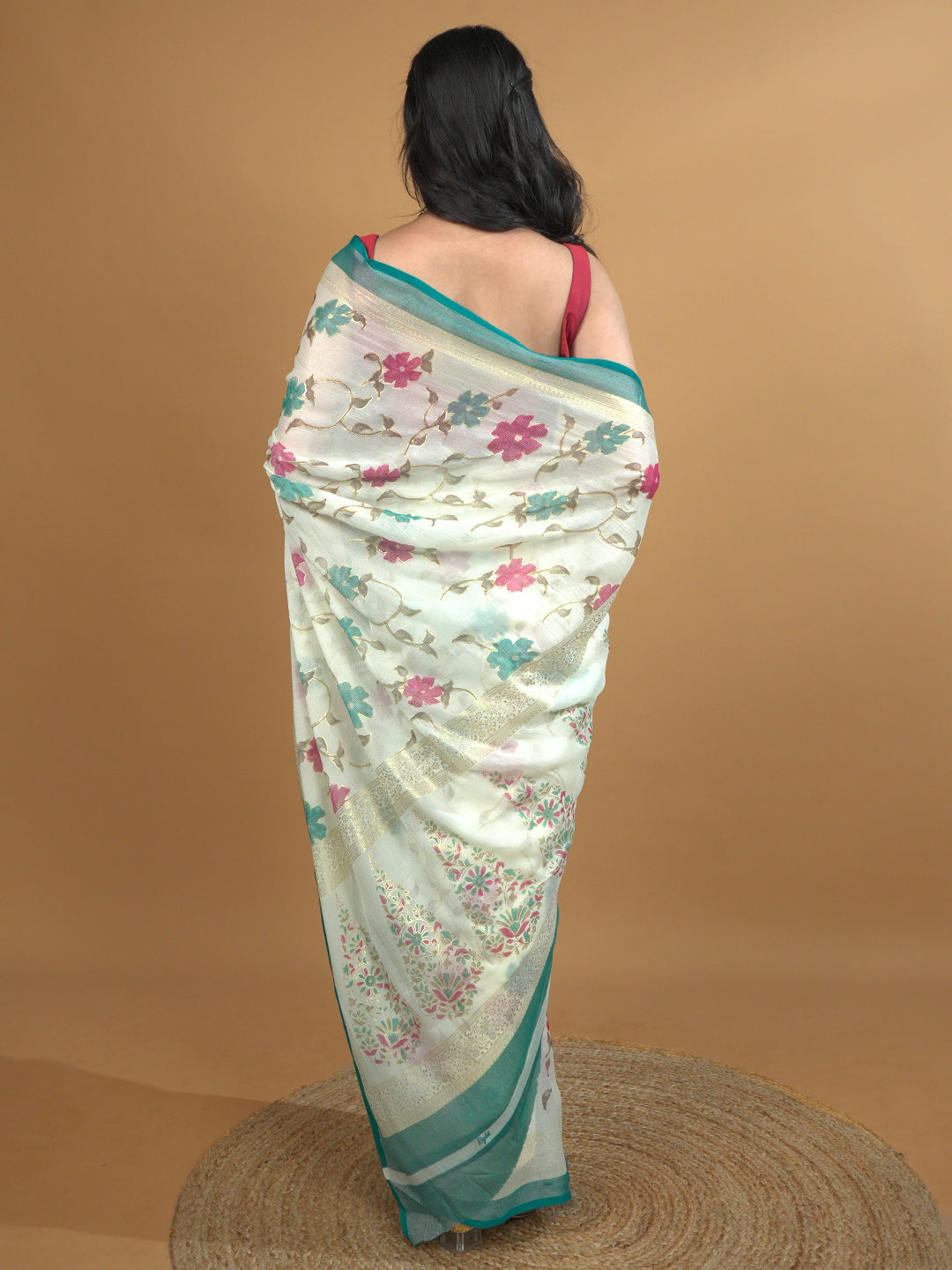 Turquoise Summer Love Saree