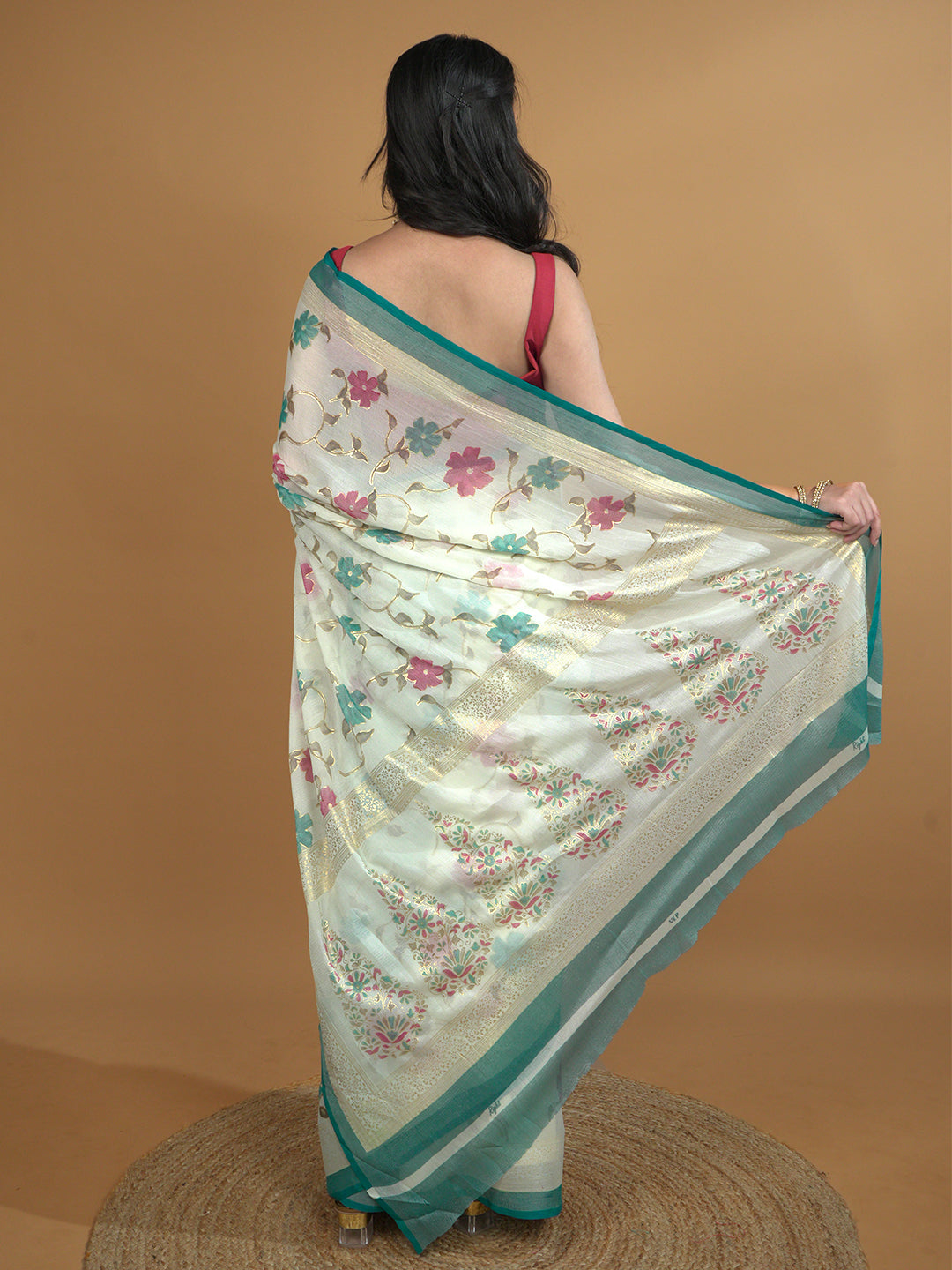 Turquoise Summer Love Saree