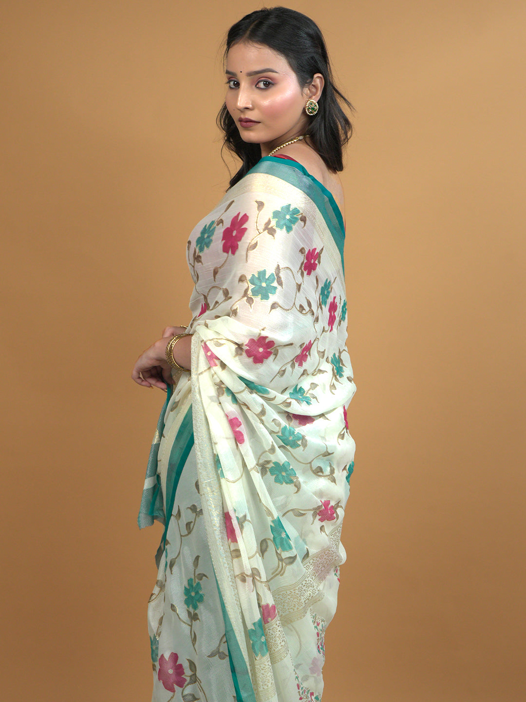 Turquoise Summer Love Saree