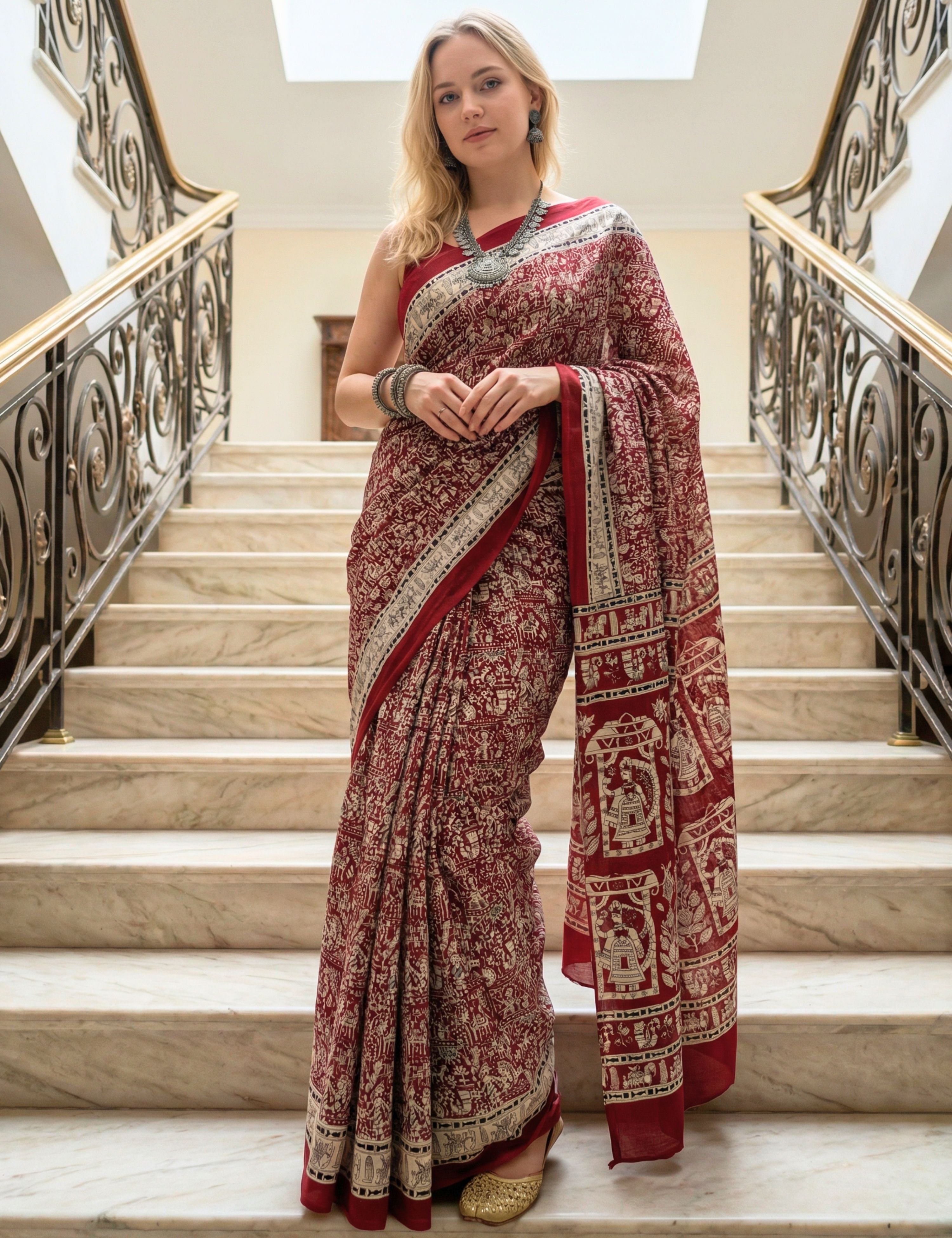 Solid Crepe Silk Saree