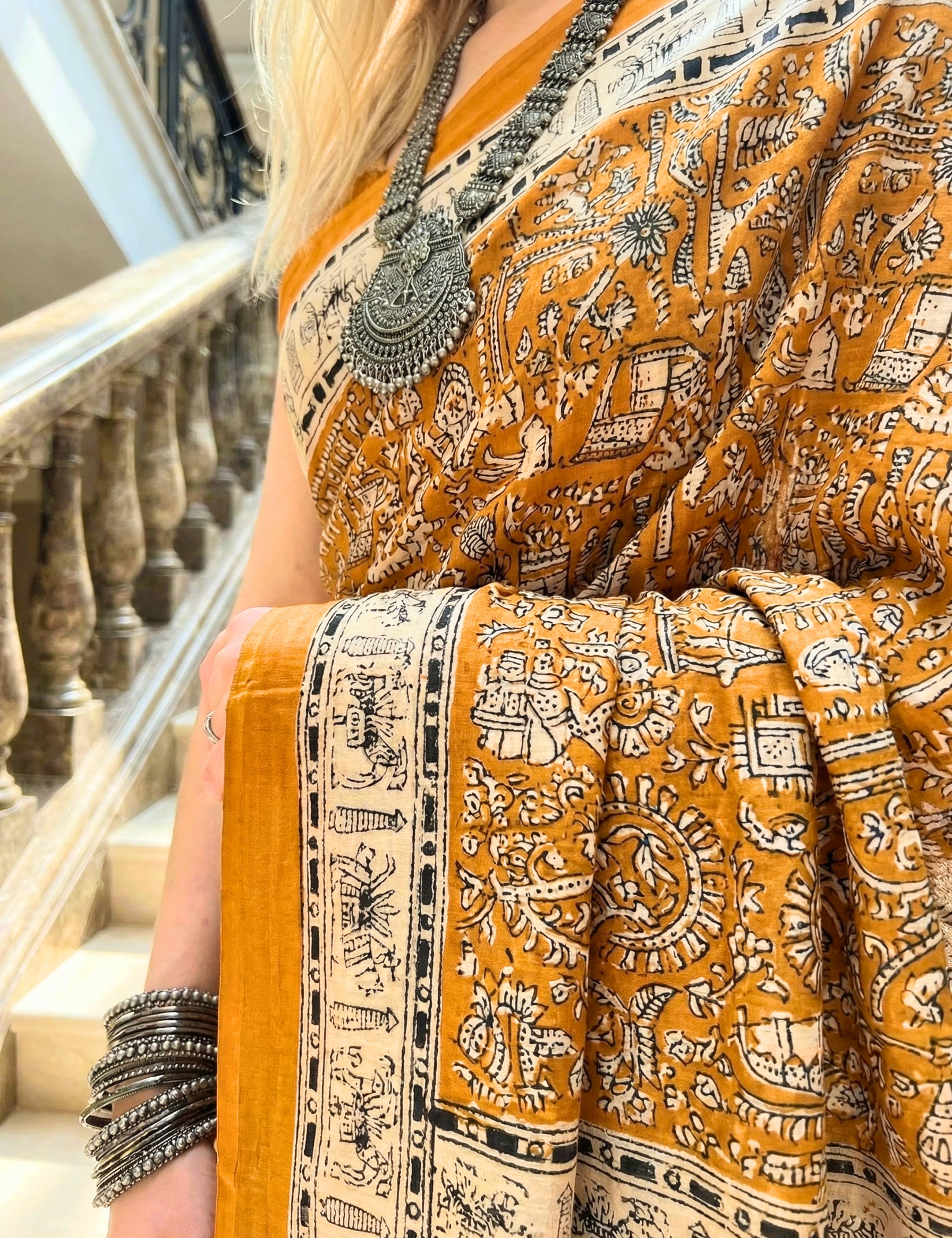 Solid Crepe Silk Saree