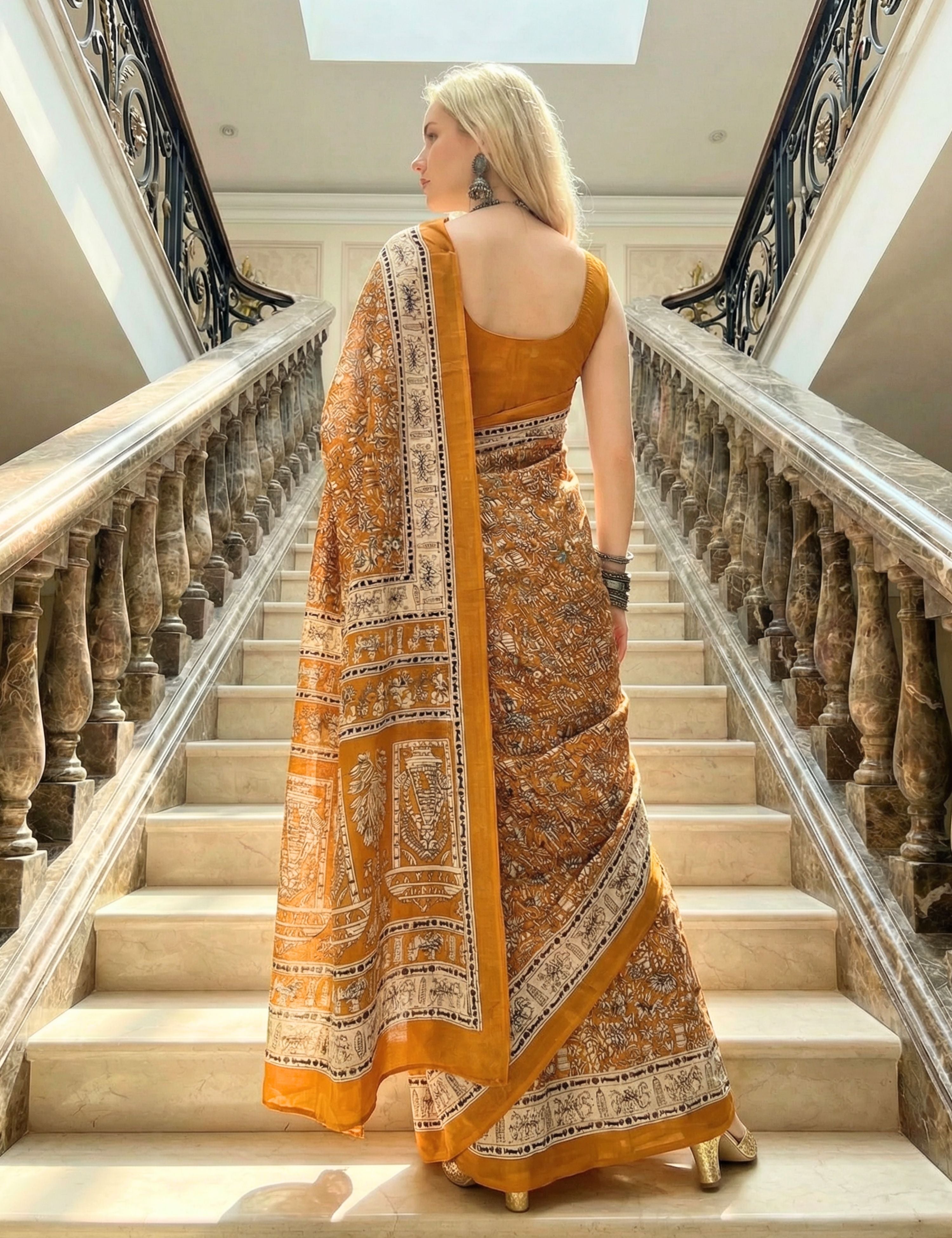 Solid Crepe Silk Saree