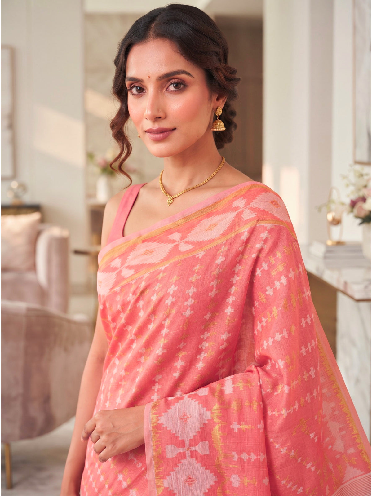 Ethnic Bengal Cotton Saree