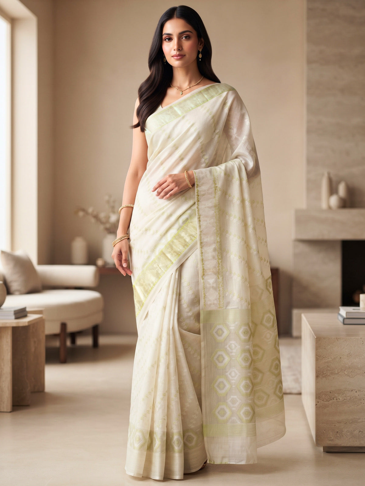 Ethnic Bengal Cotton Saree
