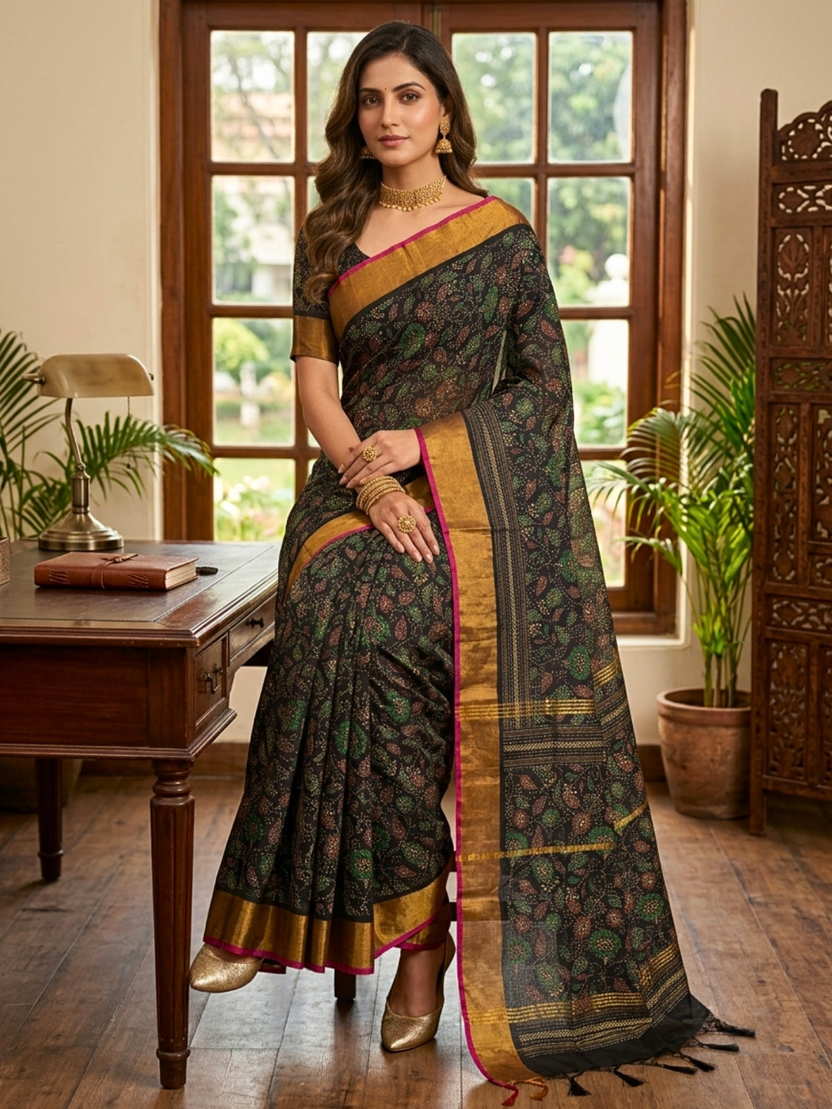 Ethnic Bengal Cotton Saree