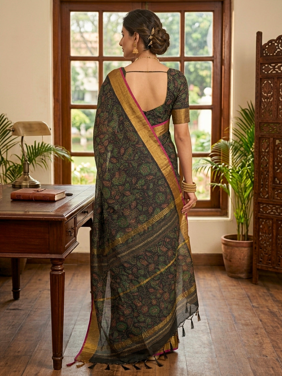 Ethnic Bengal Cotton Saree
