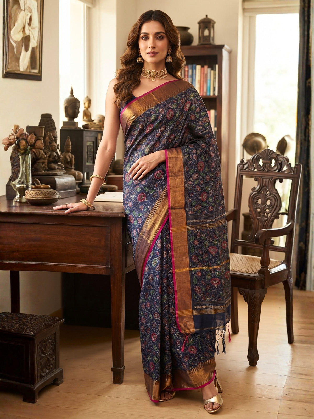 Ethnic Bengal Cotton Saree